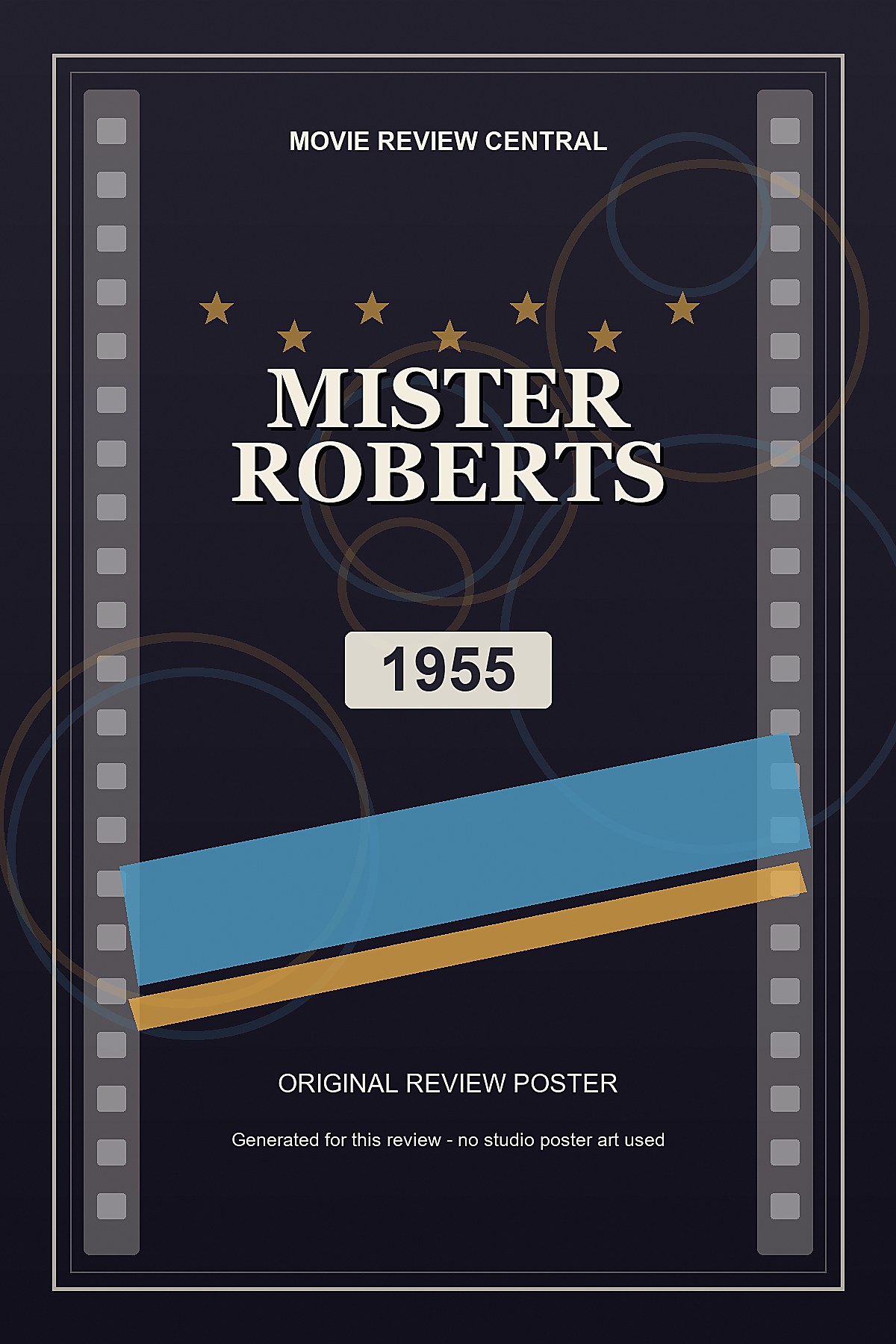 Mister Roberts (1955) - original review poster Mister Roberts (1955) - original review poster