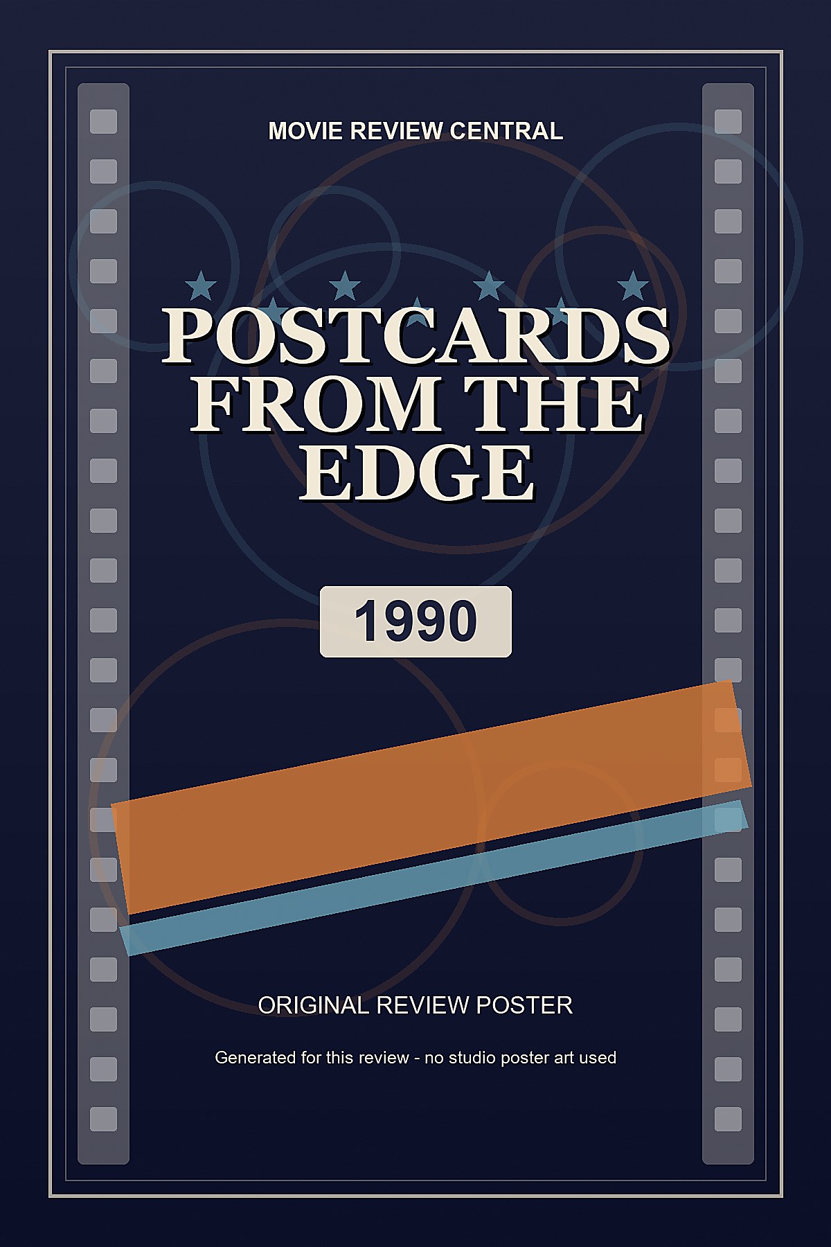 Postcards from the Edge (1990) - original review poster Postcards from the Edge (1990) - original review poster