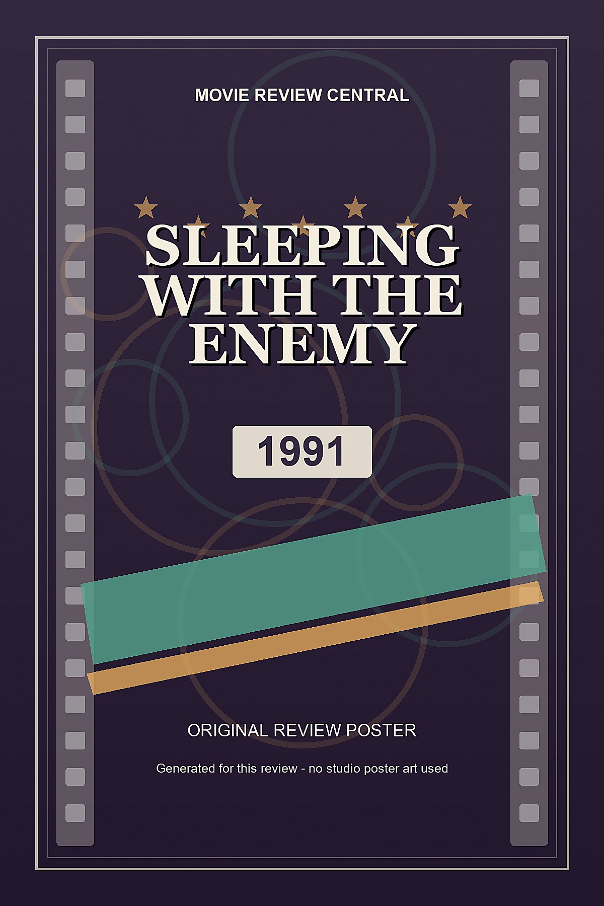 Sleeping with the Enemy (1991) - original review poster