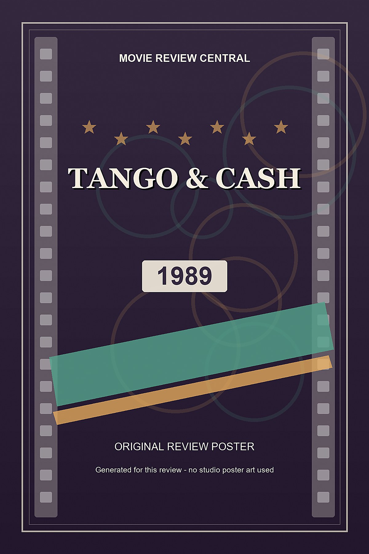 Tango & Cash (1989) - original review poster Tango & Cash (1989) - original review poster