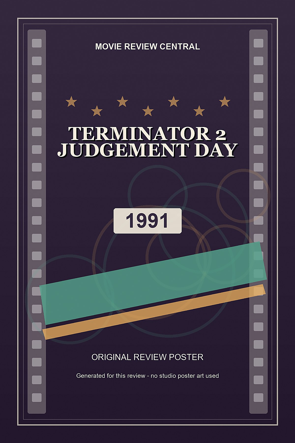 Terminator 2: Judgement Day (1991) - original review poster