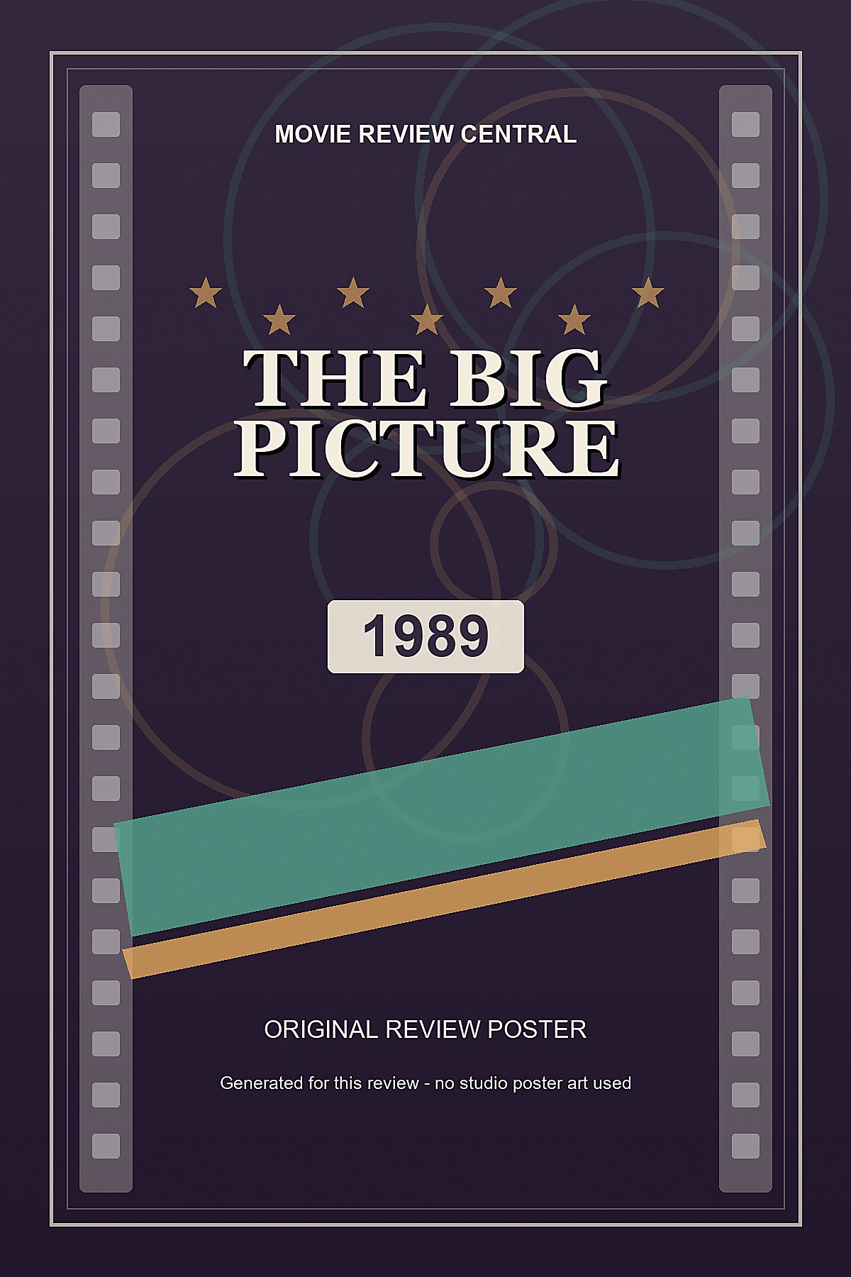 The Big Picture (1989) - original review poster The Big Picture (1989) - original review poster