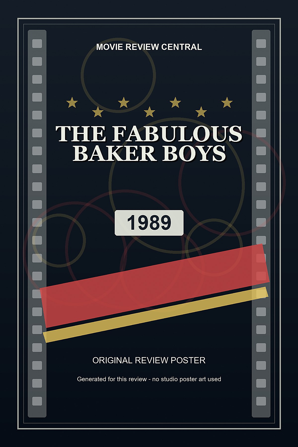 The Fabulous Baker Boys (1989) - original review poster