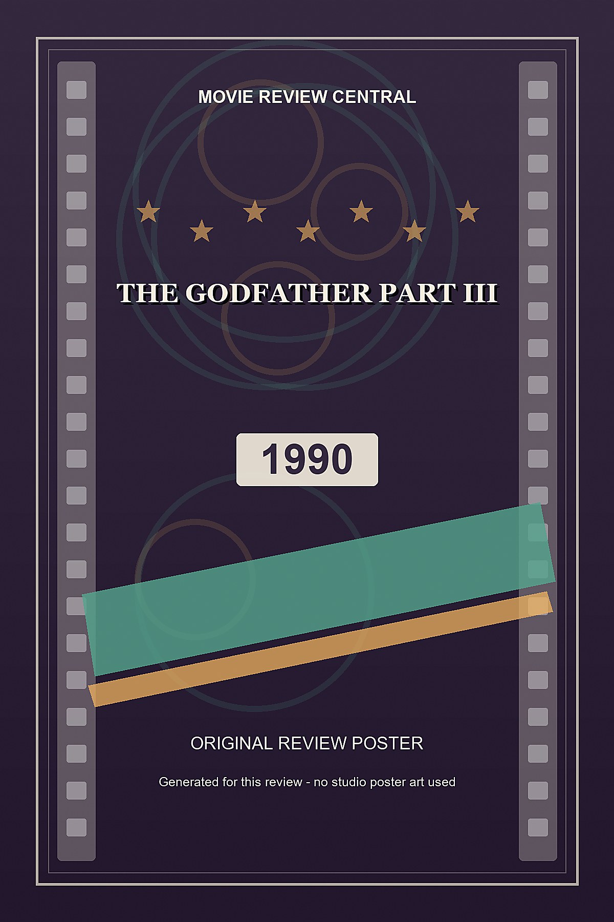 The Godfather Part III (1990) - original review poster The Godfather Part III (1990) - original review poster