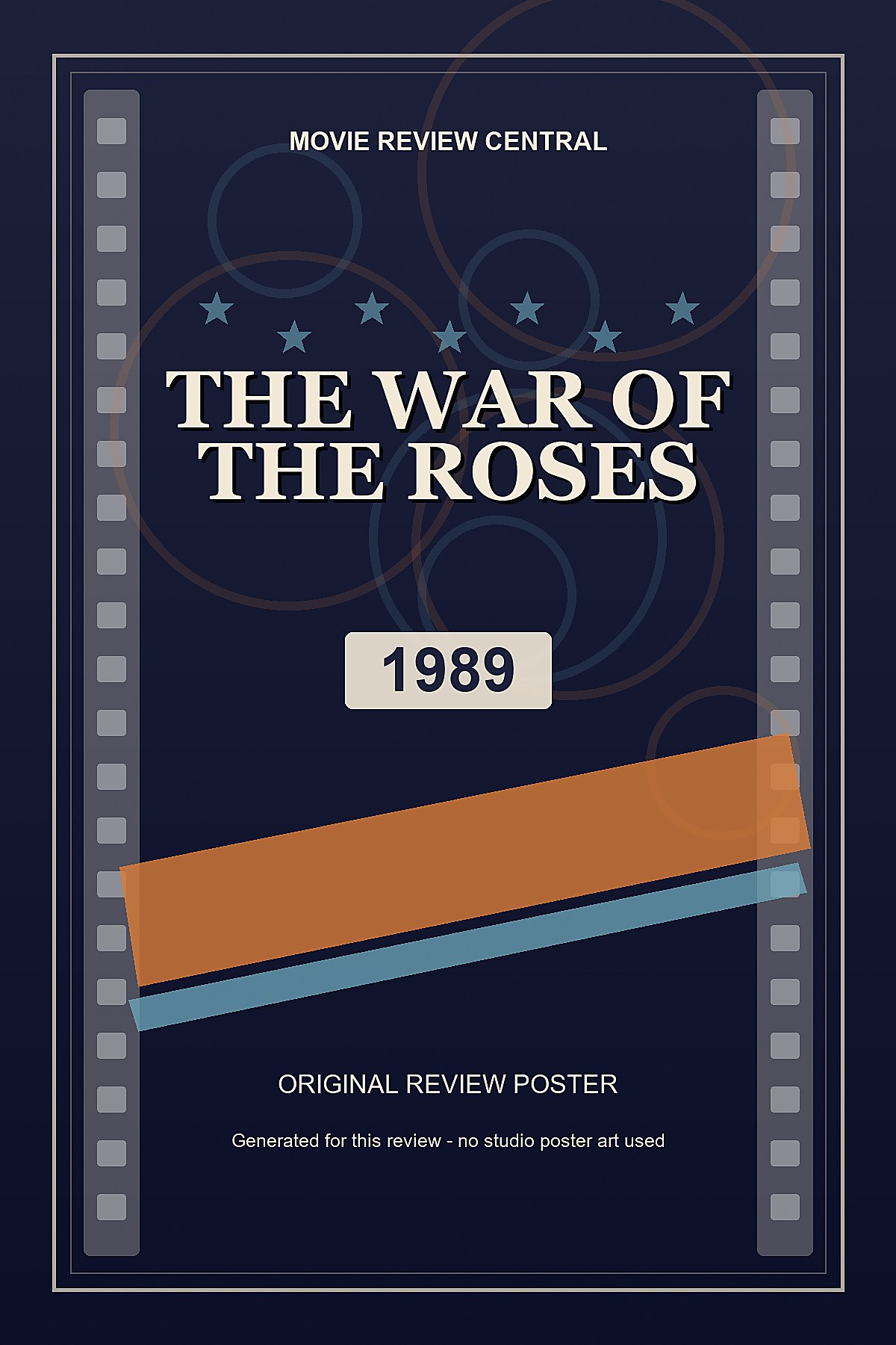 The War of the Roses (1989) - original review poster The War of the Roses (1989) - original review poster