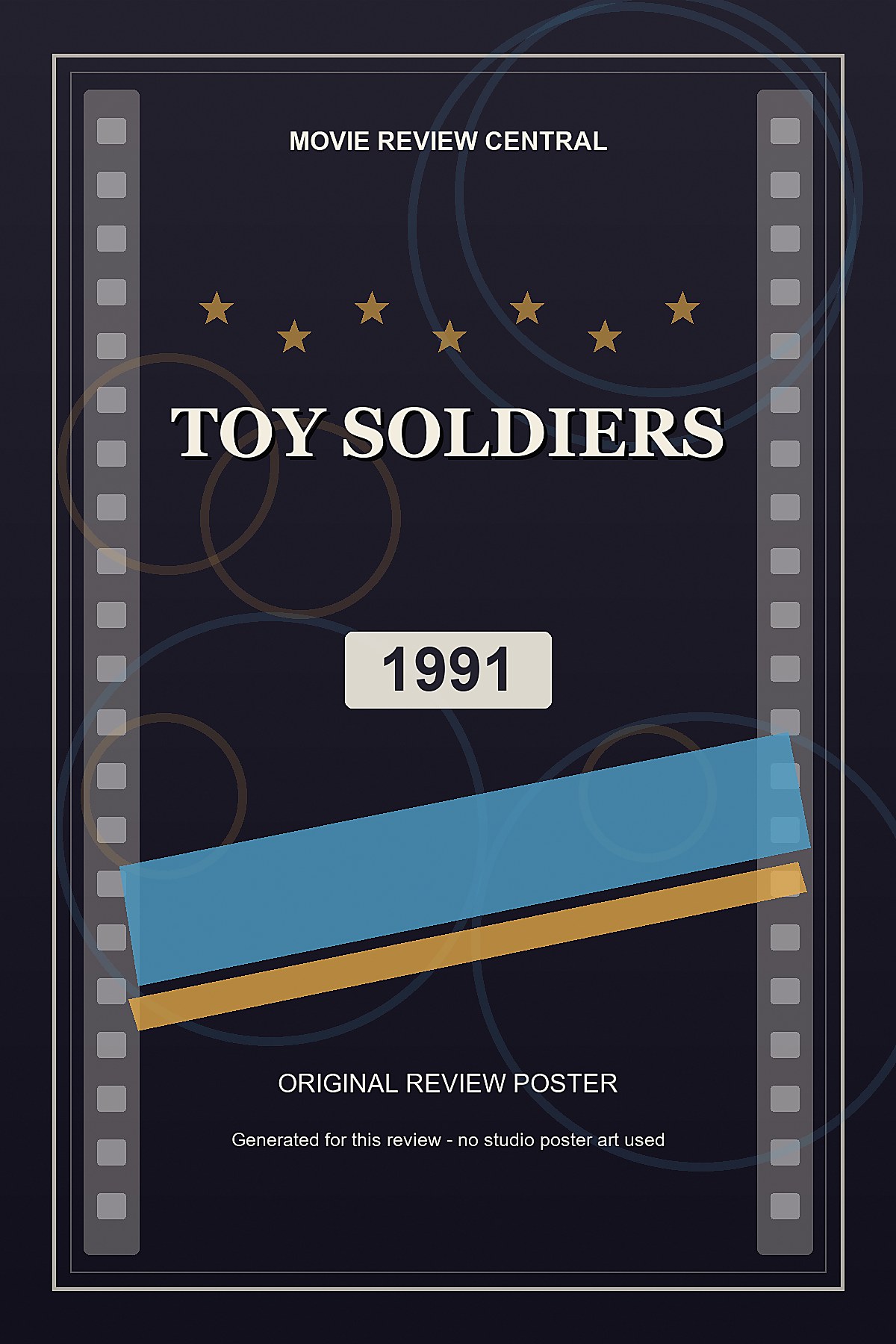 Toy Soldiers (1991) - original review poster