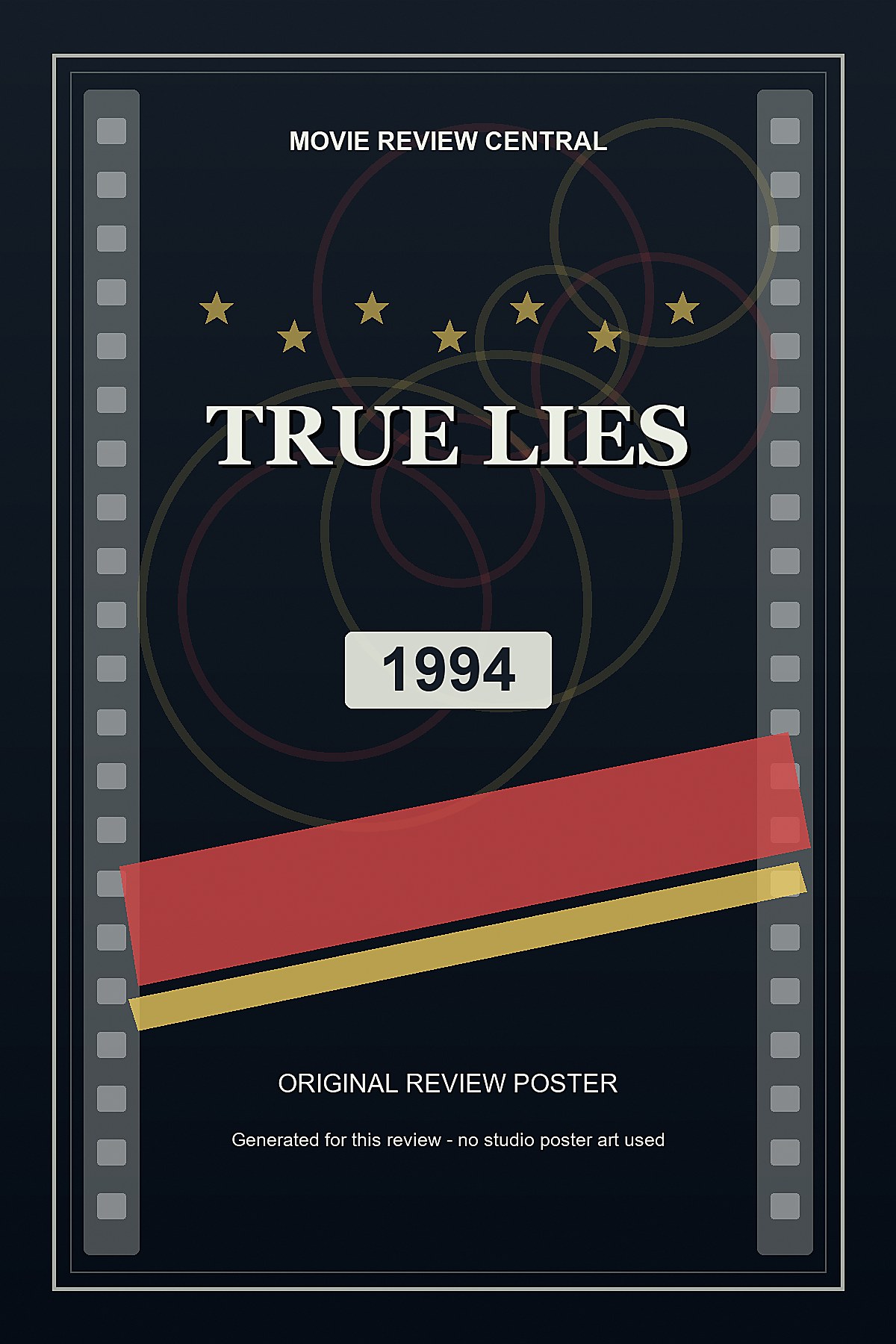 True Lies (1994) - original review poster