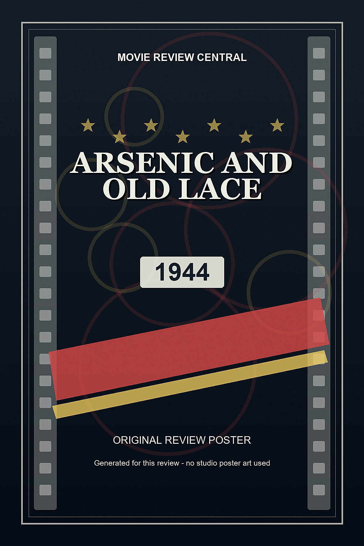 Arsenic and Old Lace (1944) - original review poster Arsenic and Old Lace (1944) - original review poster