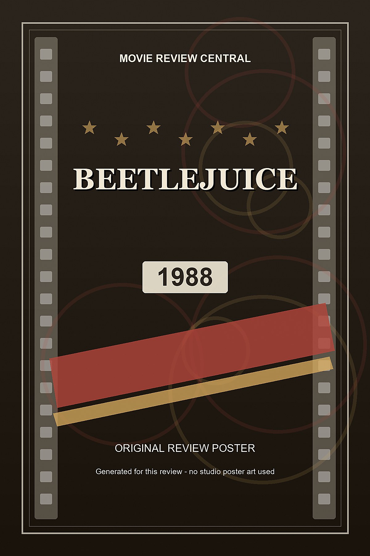 Beetlejuice (1988) - original review poster Beetlejuice (1988) - original review poster