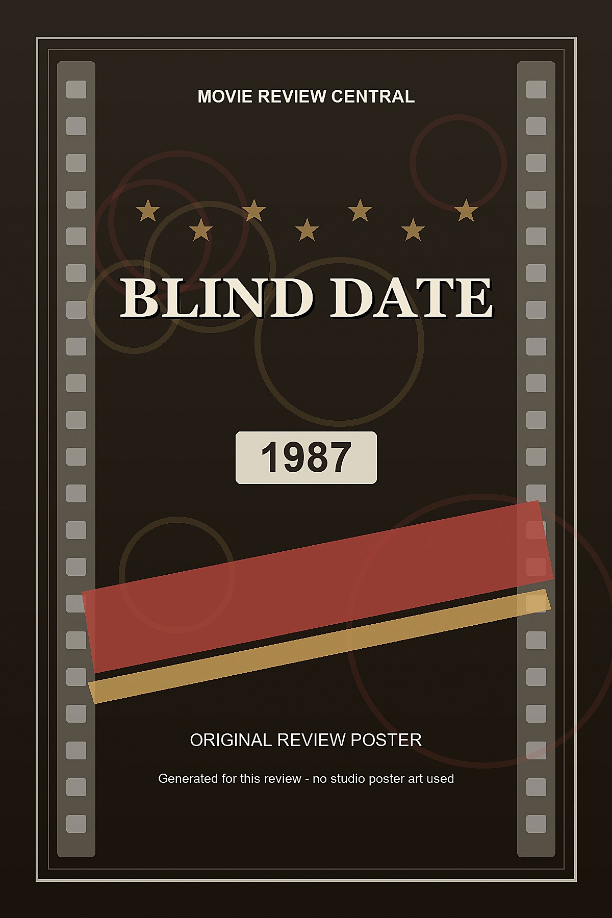Blind Date (1987) - original review poster