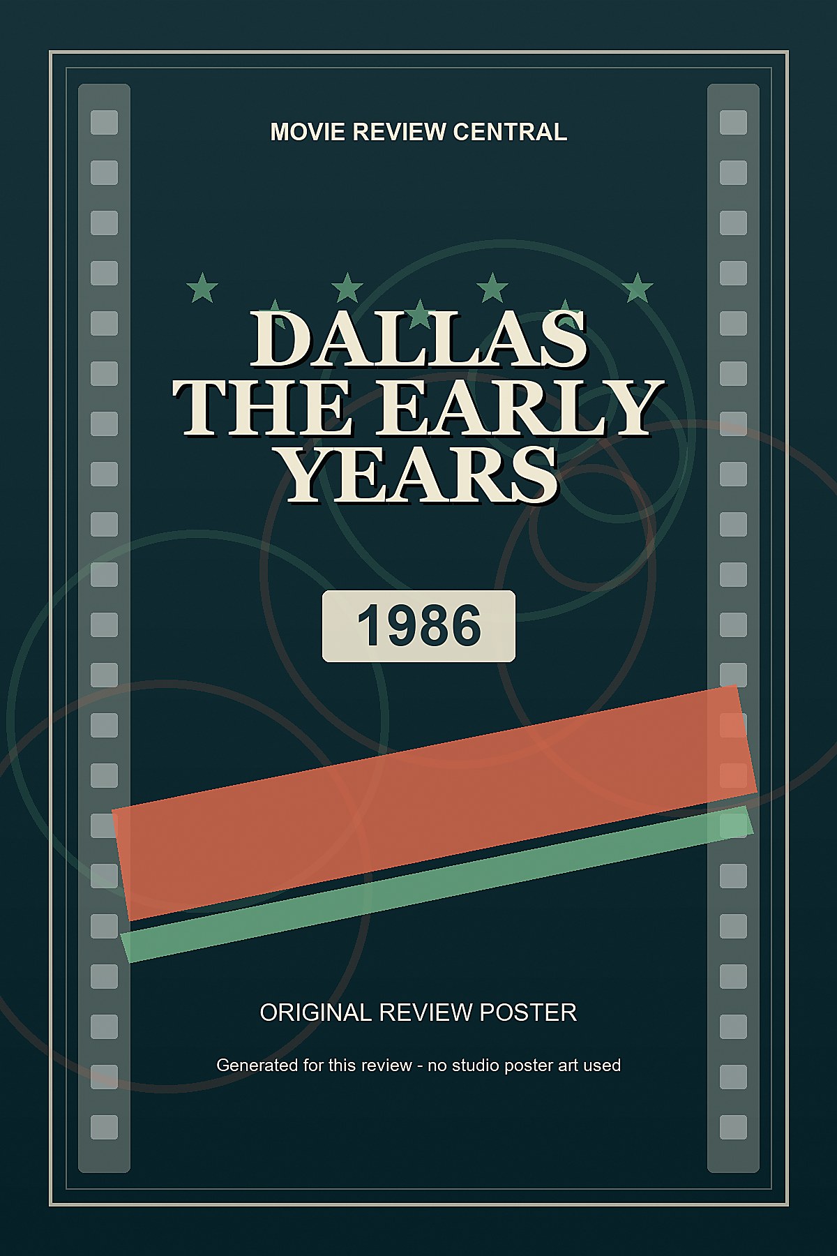 Dallas: The Early Years (1986) - original review poster