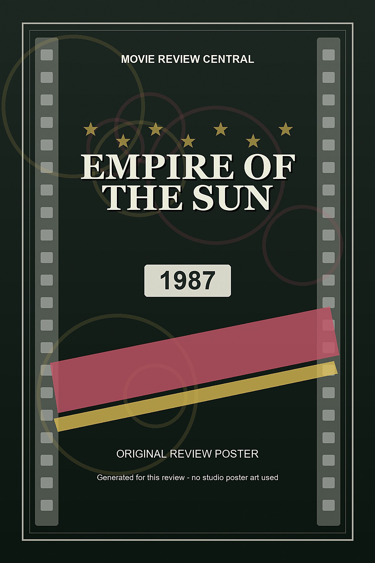 Empire of the Sun (1987) - original review poster