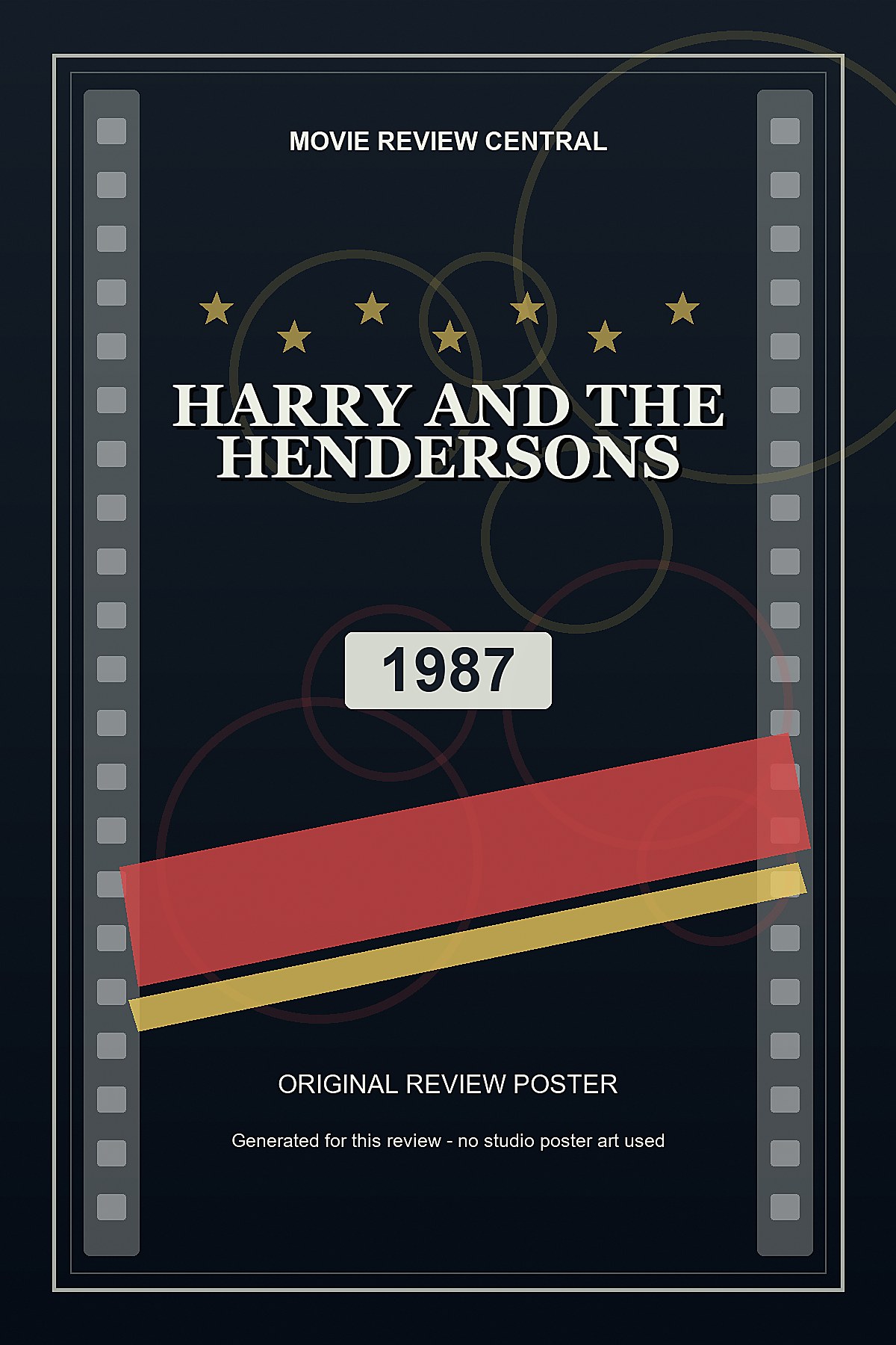 Harry and the Hendersons (1987) - original review poster