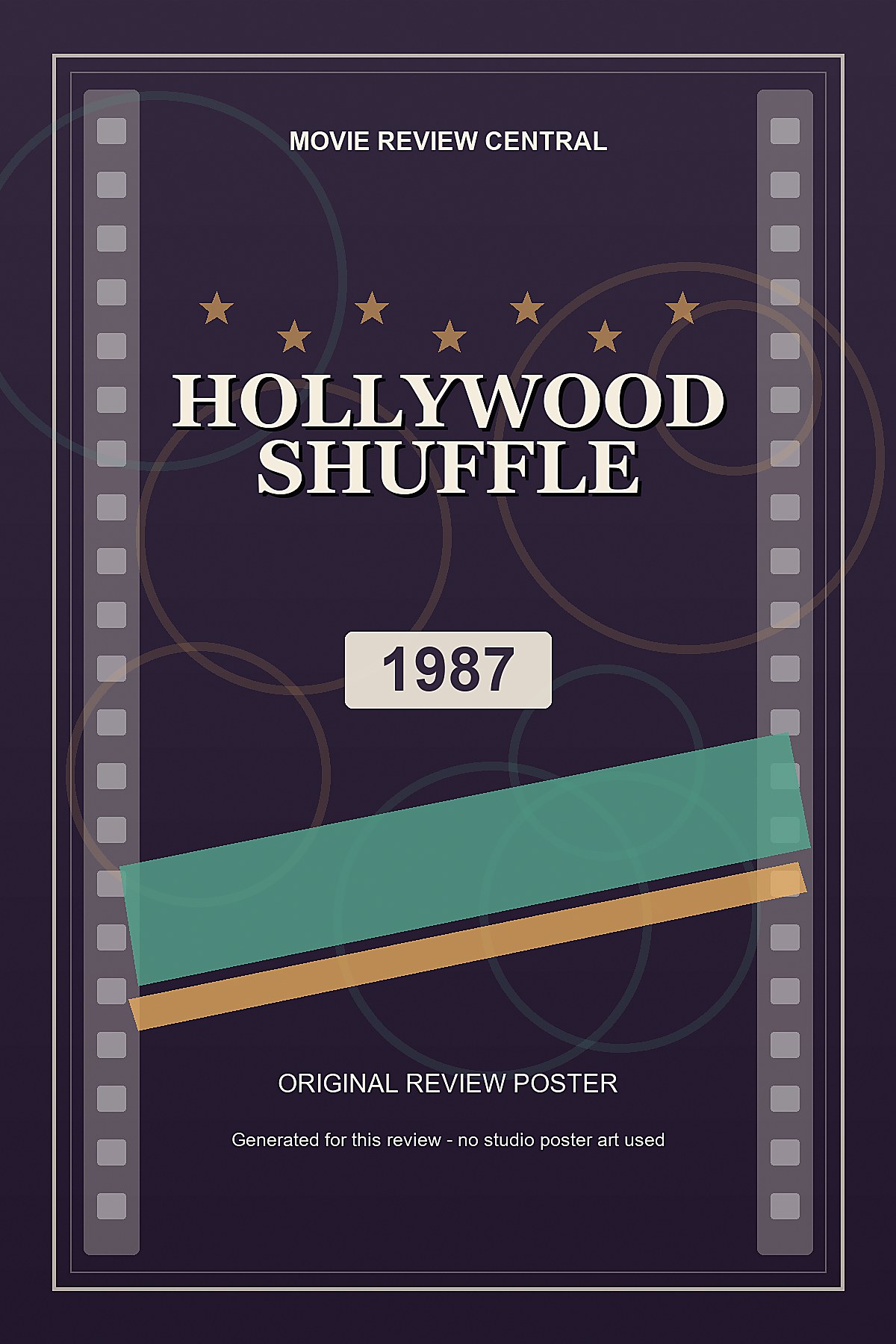 Hollywood Shuffle (1987) - original review poster