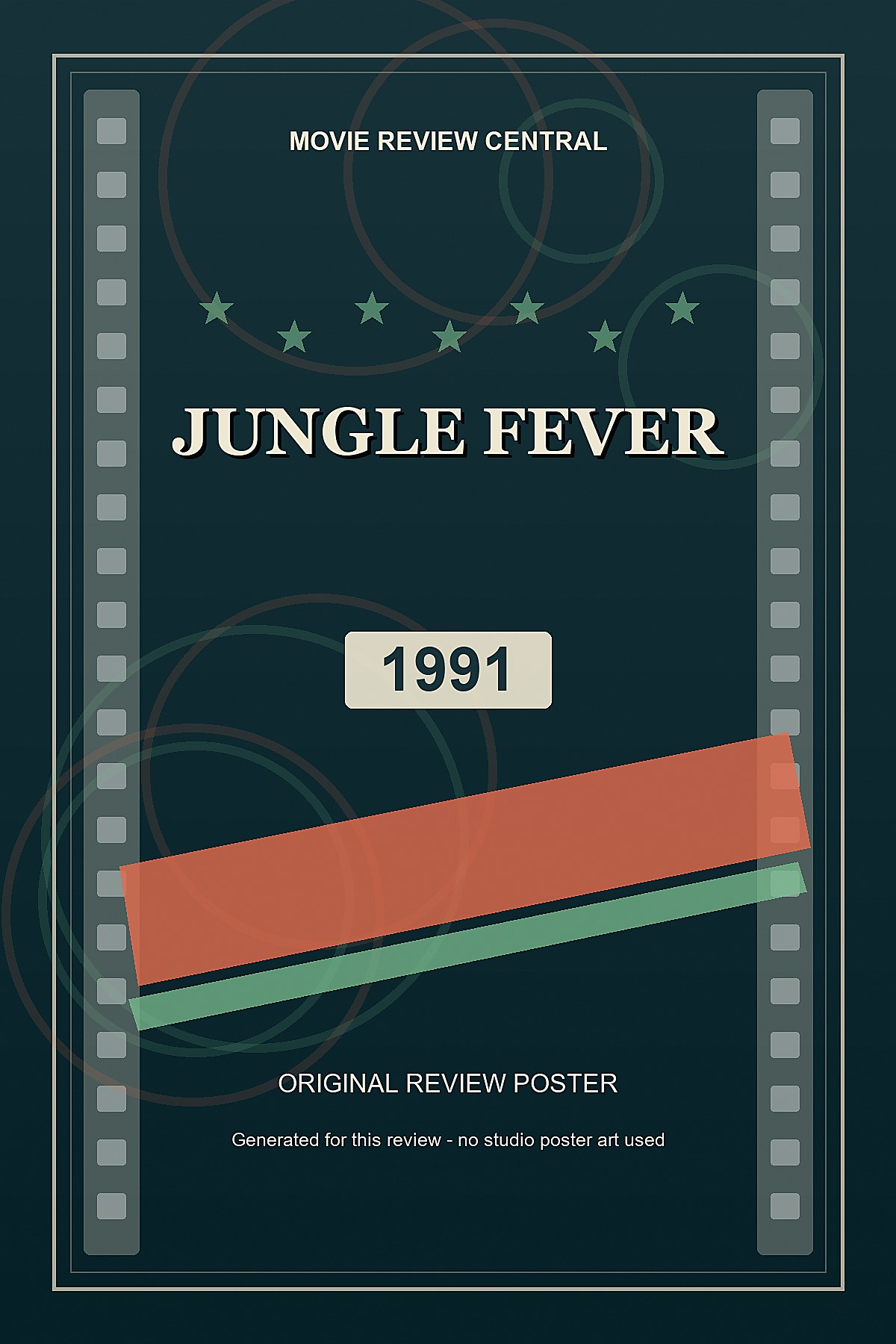 Jungle Fever (1991) - original review poster