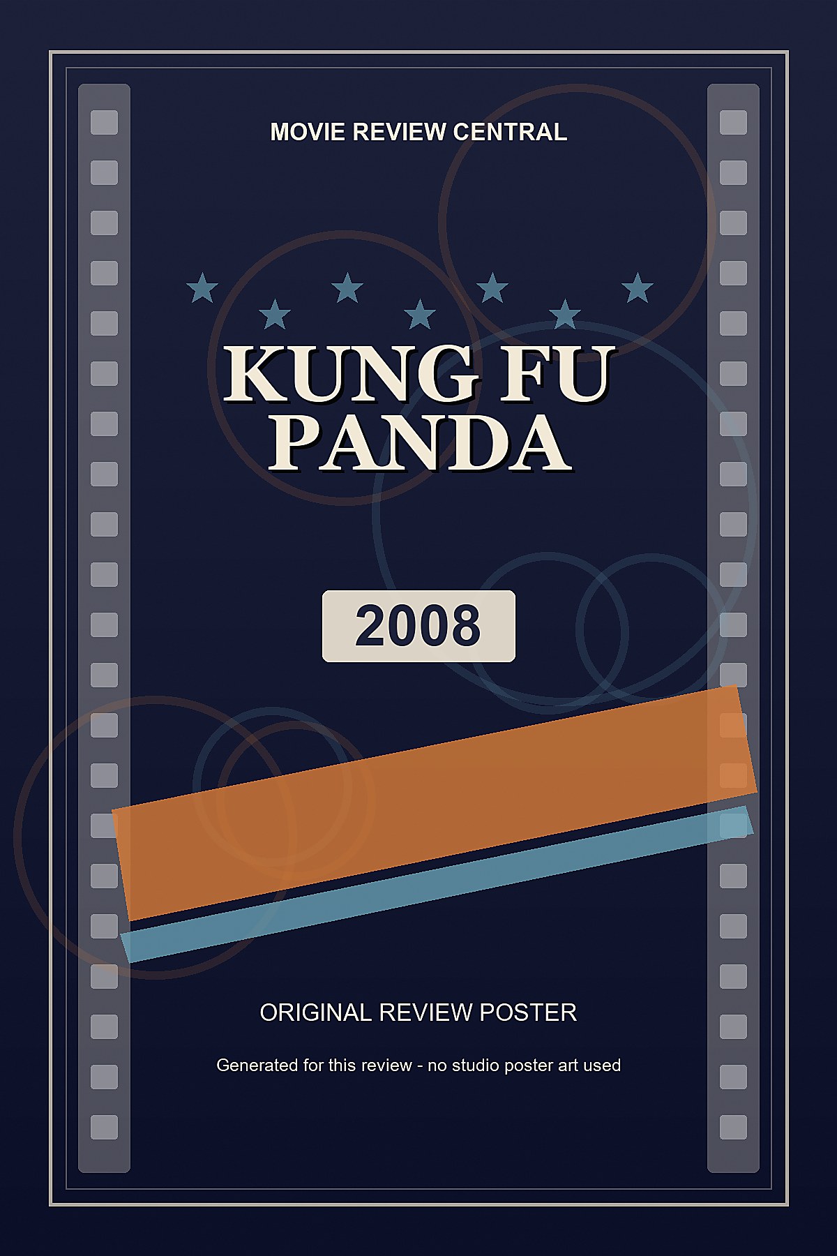 Kung Fu Panda (2008) - original review poster