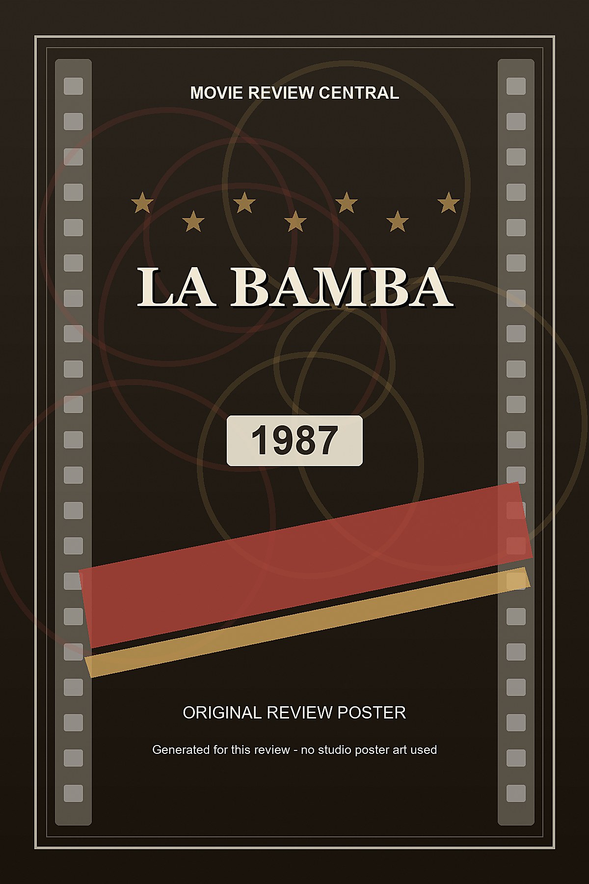 La Bamba (1987) - original review poster