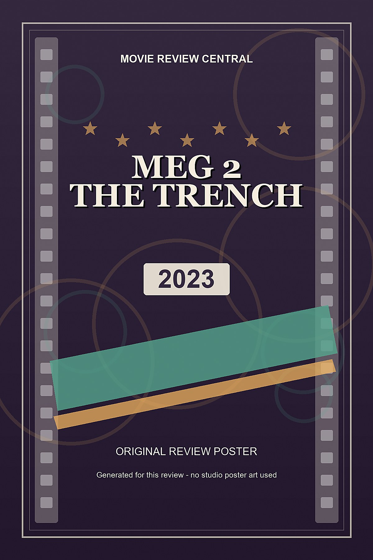 Meg 2: The Trench (2023) - original review poster