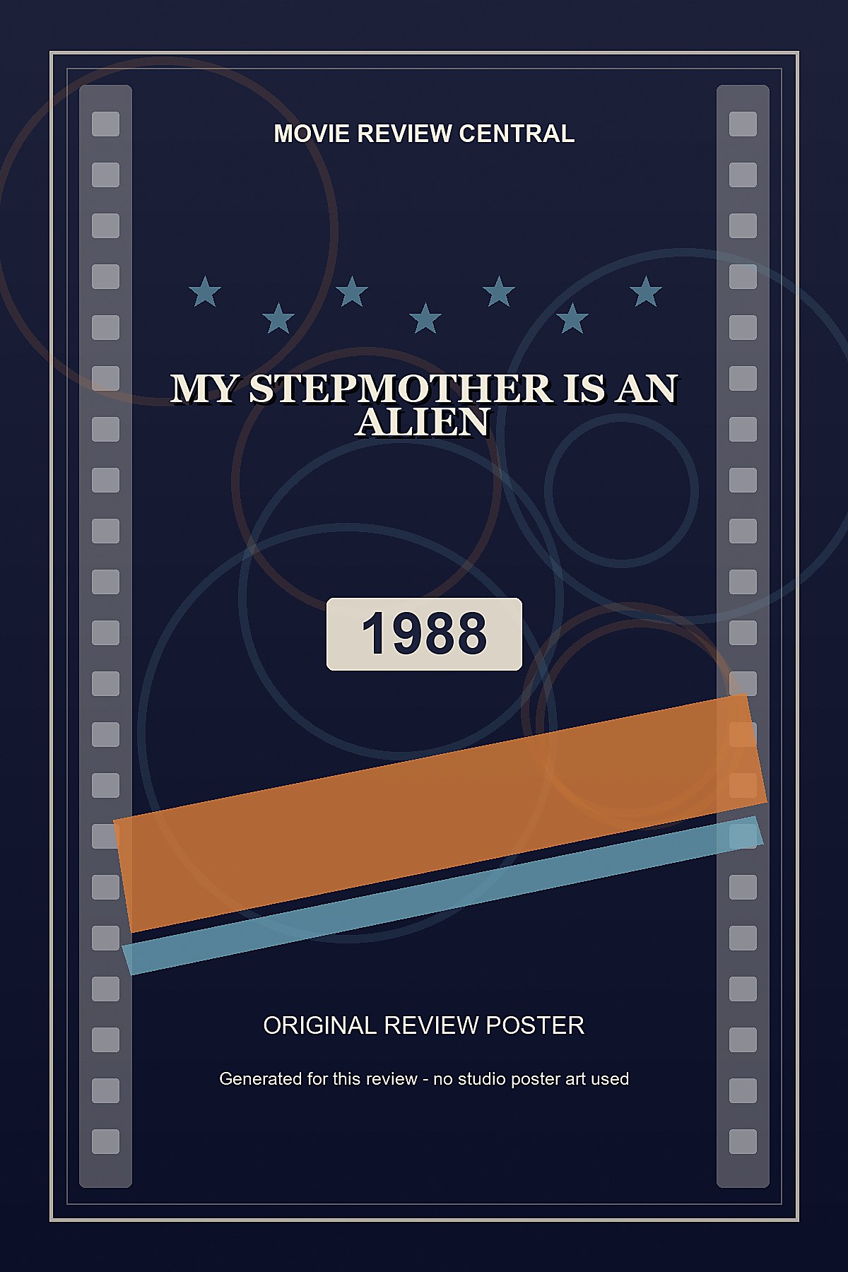 My Stepmother Is an Alien (1988) - original review poster