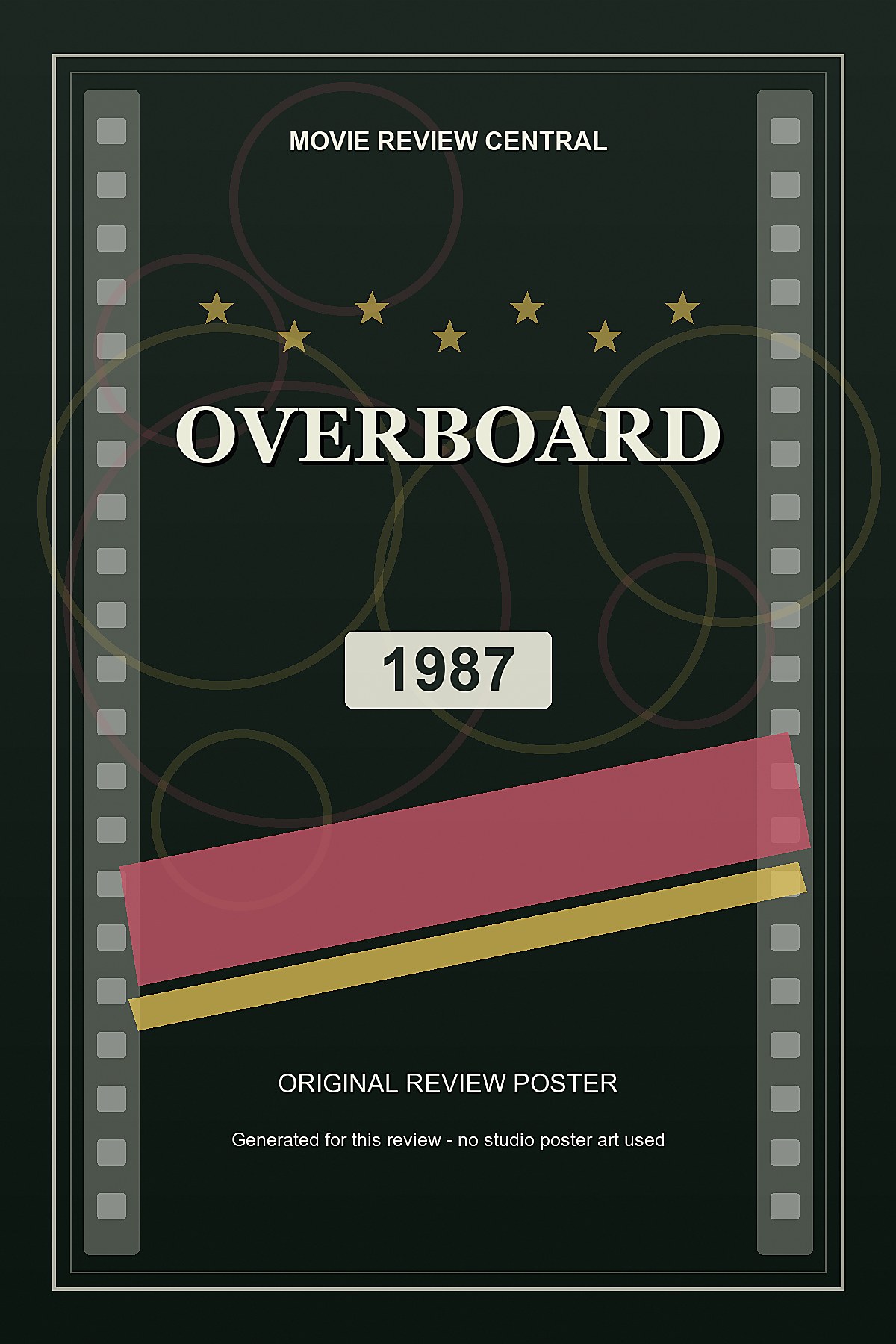 Overboard (1987) - original review poster