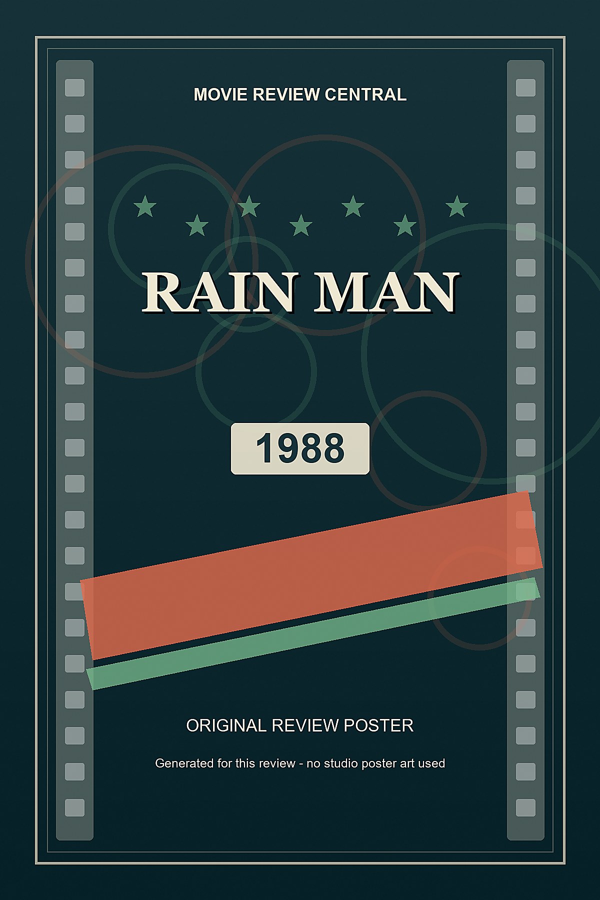 Rain Man (1988) - original review poster