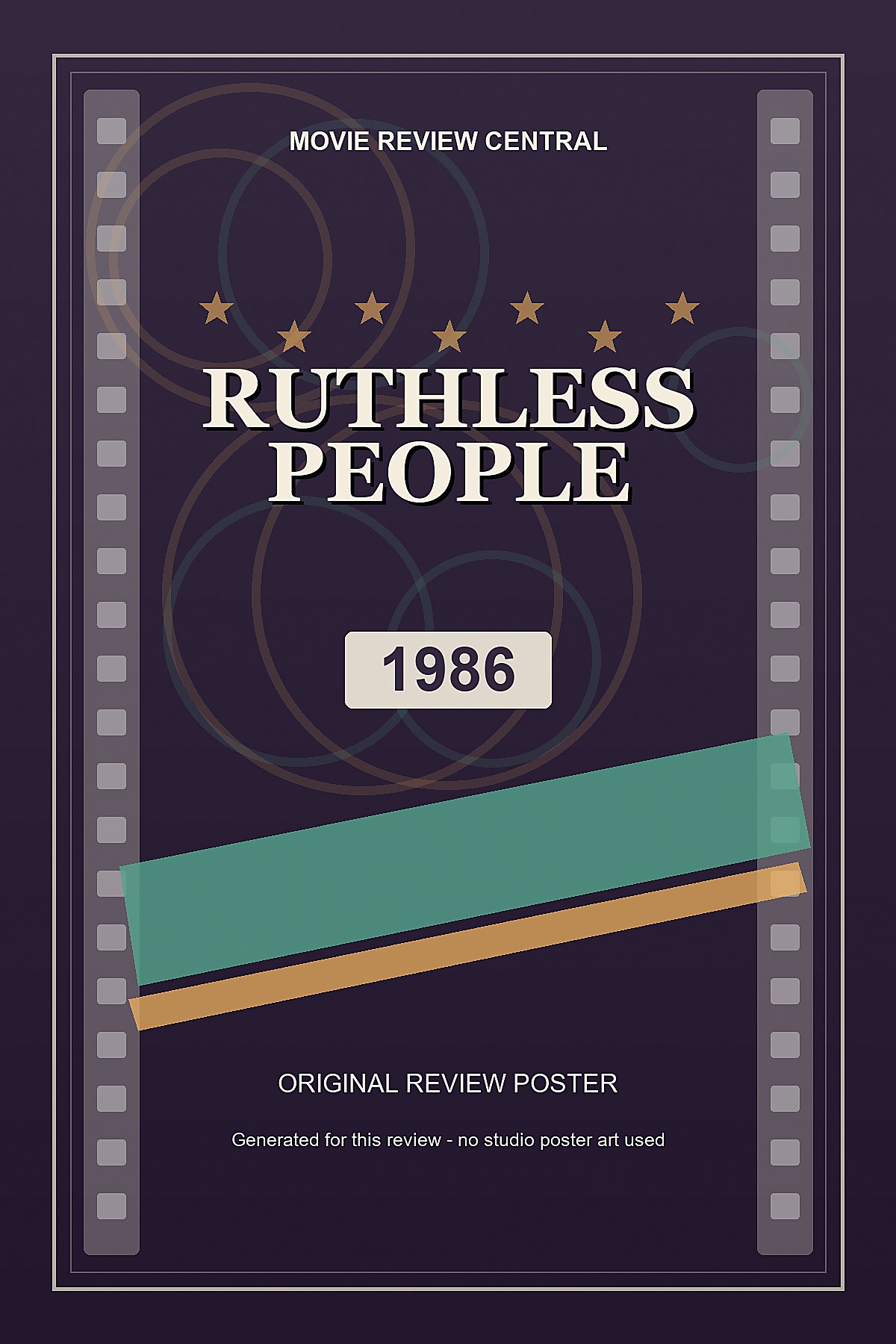 Ruthless People (1986) - original review poster