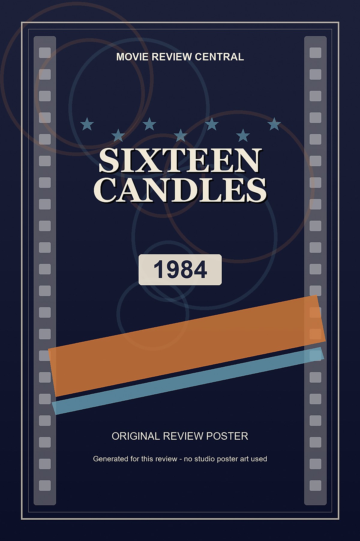 Sixteen Candles (1984) - original review poster Sixteen Candles (1984) - original review poster
