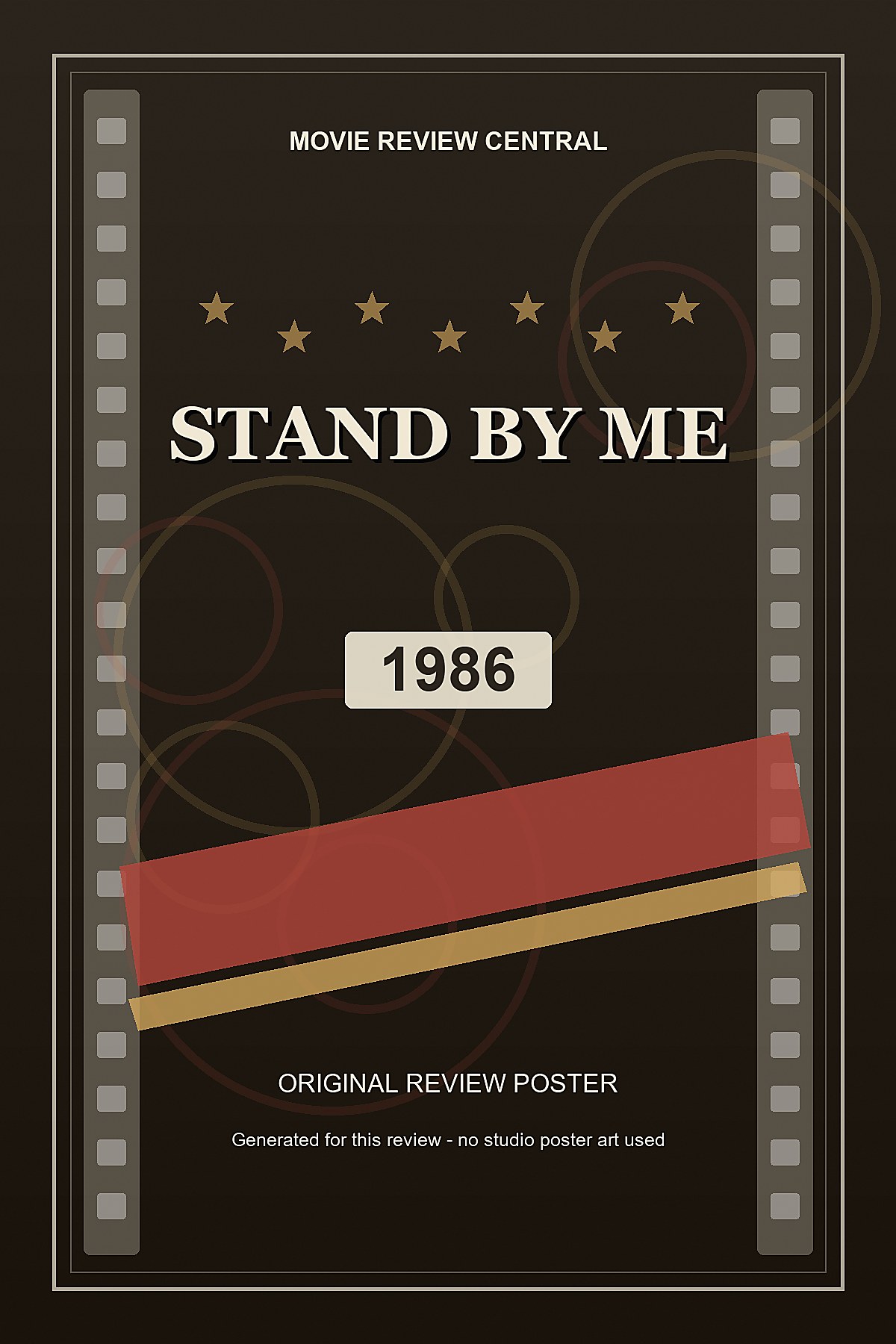 Stand by Me (1986) - original review poster