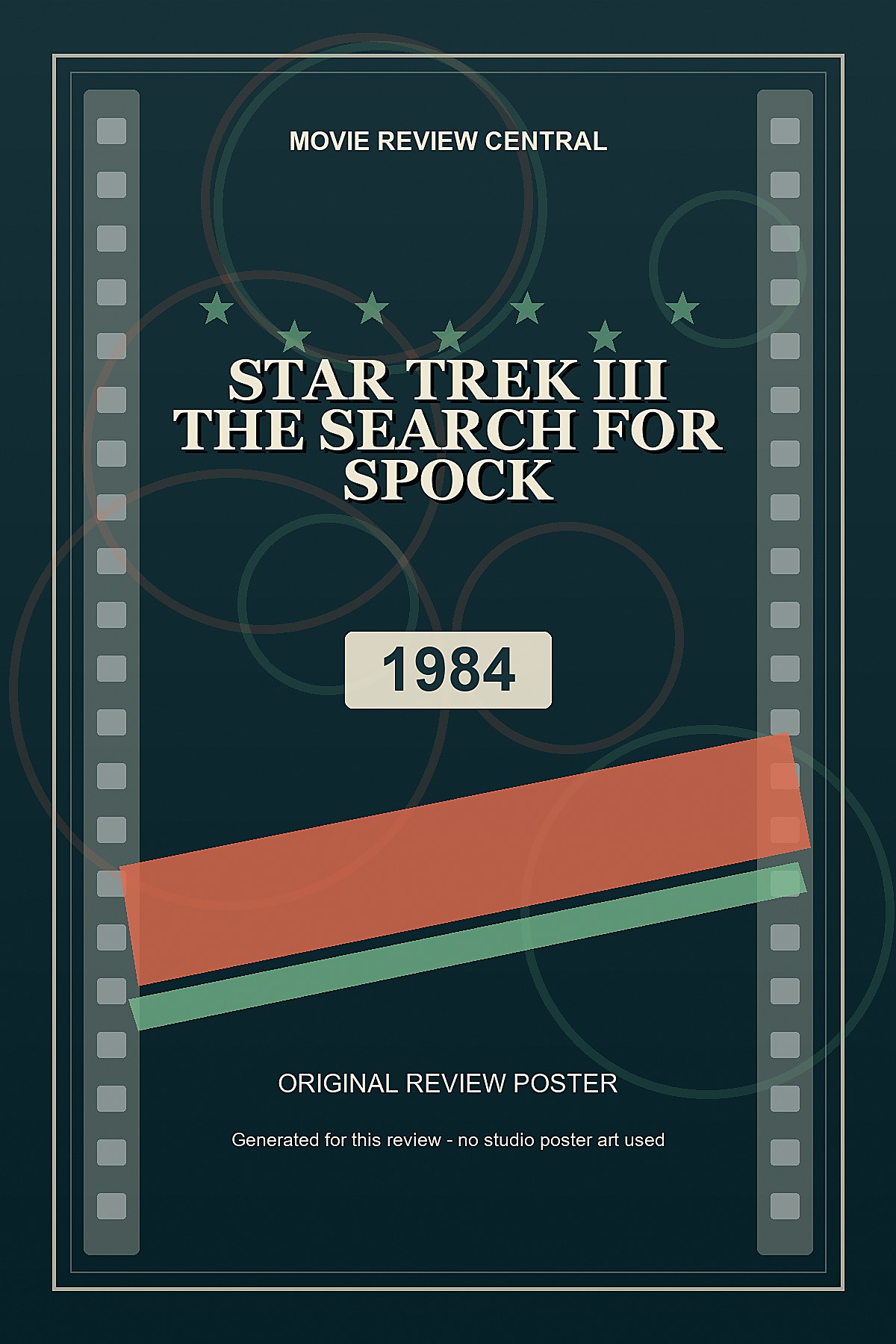 Star Trek III: The Search for Spock (1984) - original review poster Star Trek III: The Search for Spock (1984) - original review poster