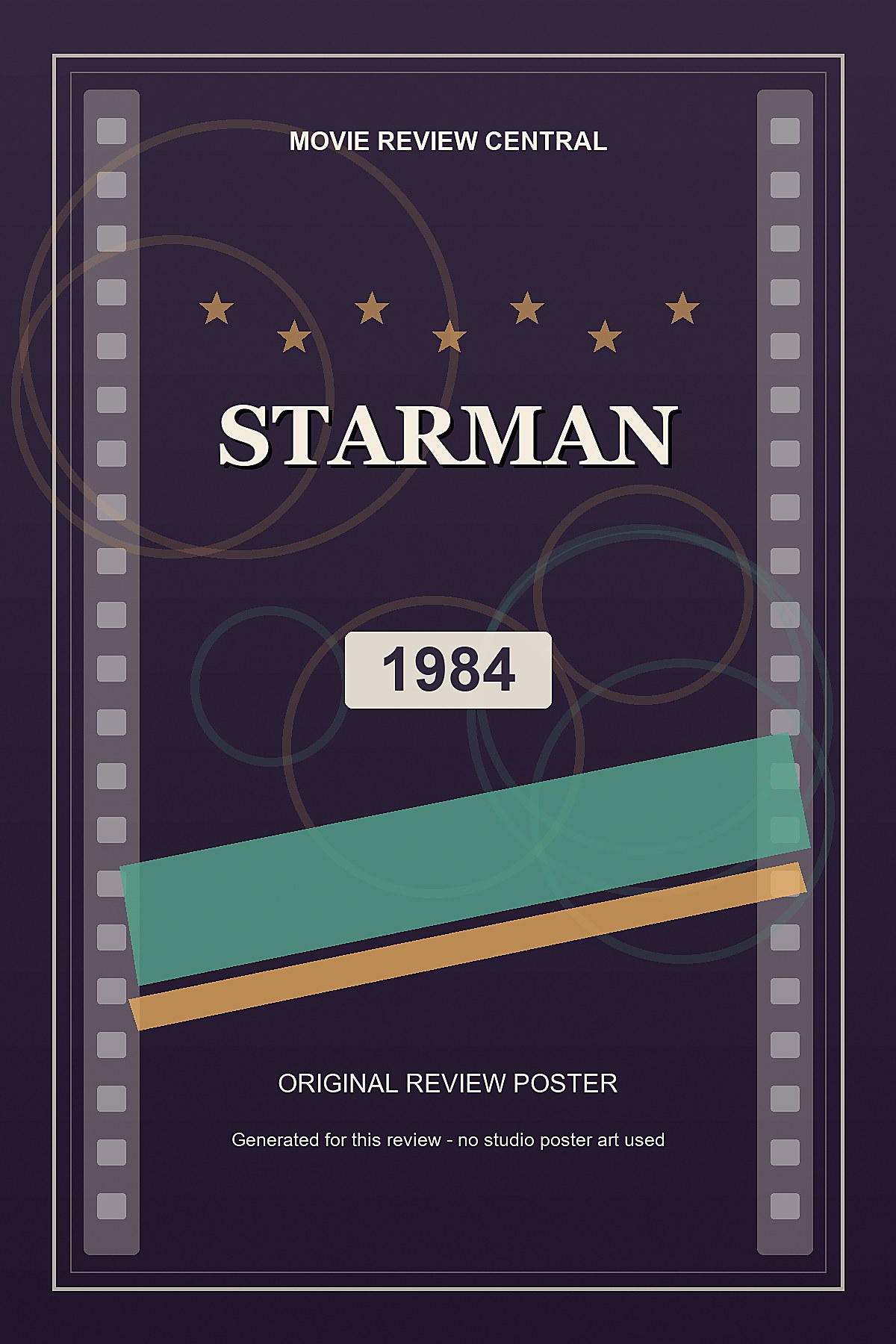 Starman (1984) - original review poster Starman (1984) - original review poster