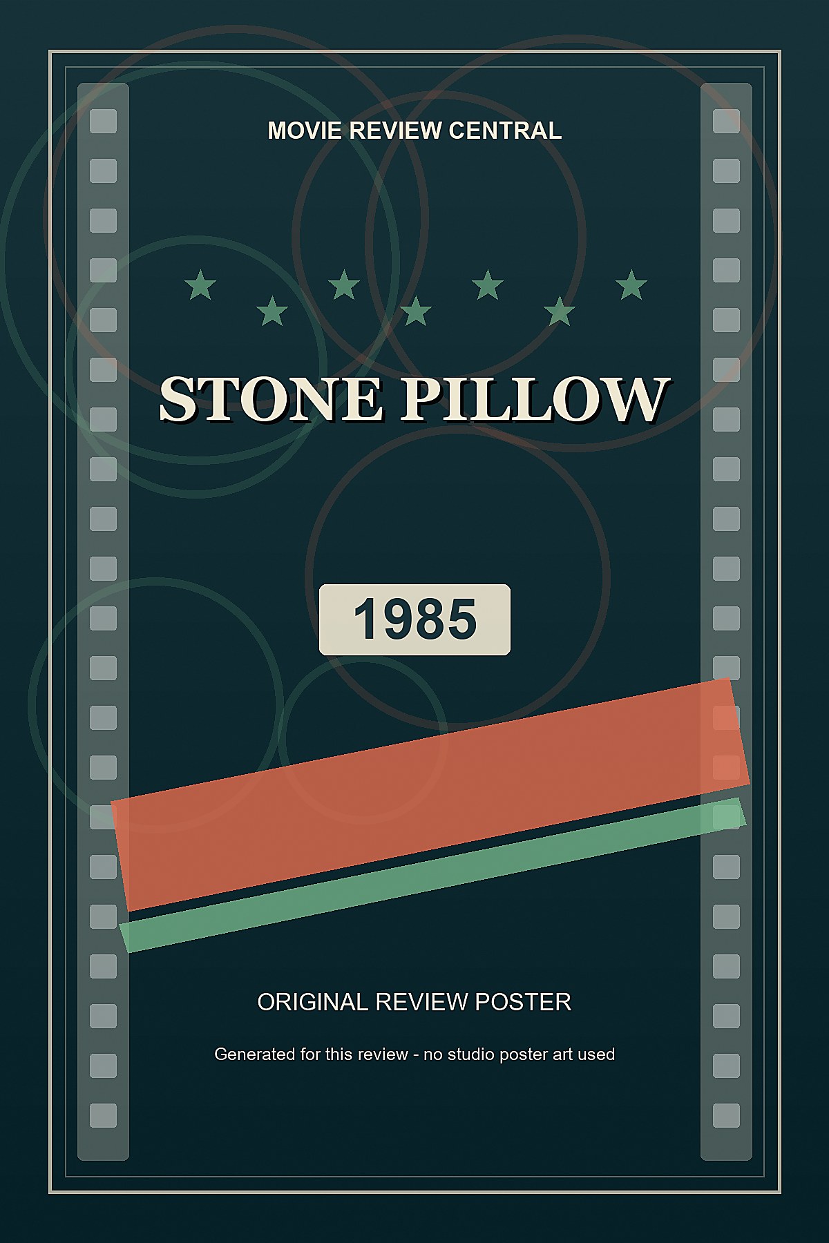 Stone Pillow (1985) - original review poster