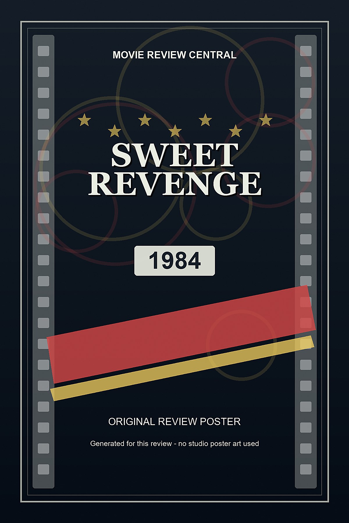 Sweet Revenge (1984) - original review poster Sweet Revenge (1984) - original review poster