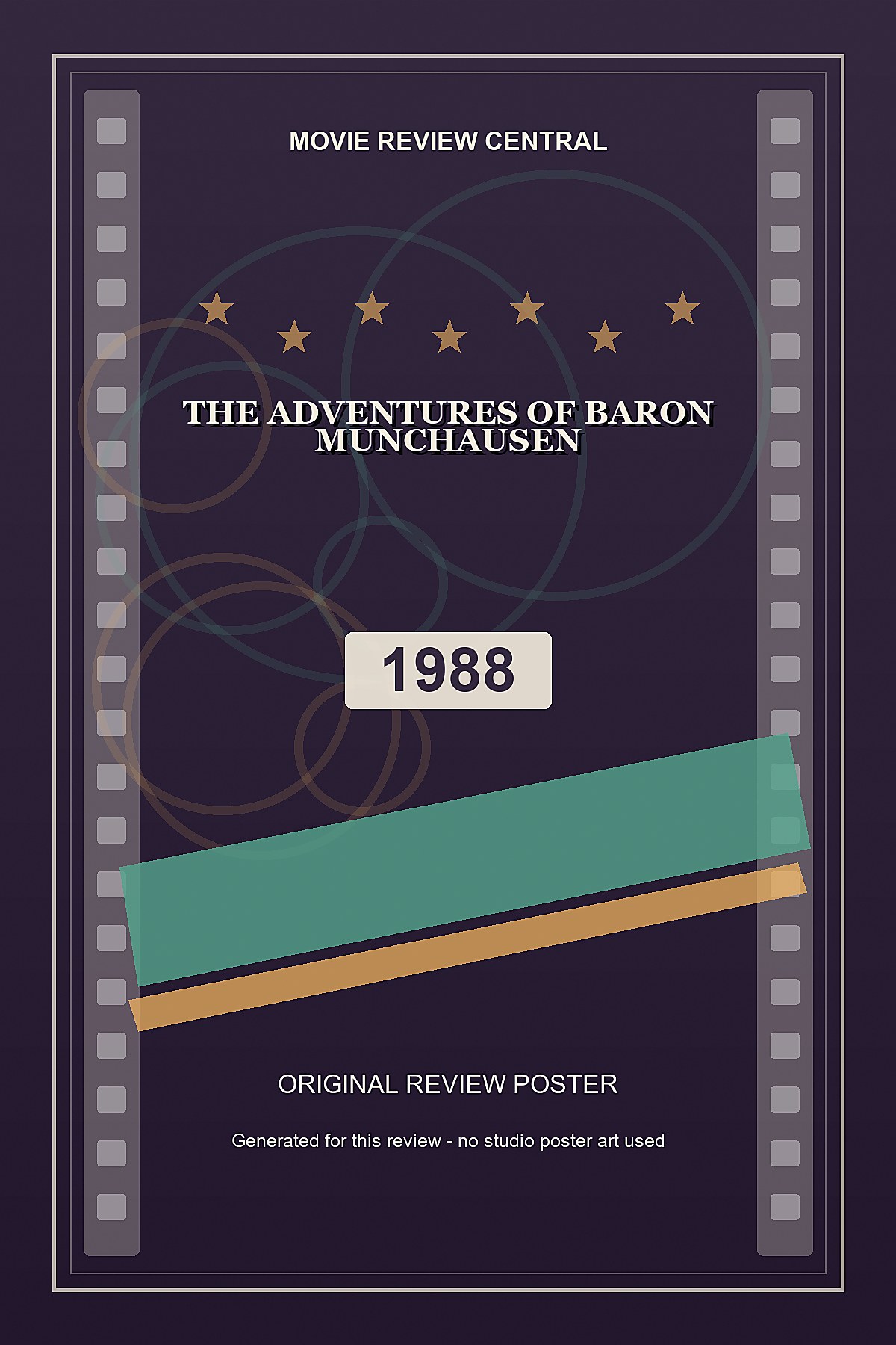 The Adventures of Baron Munchausen (1988) - original review poster