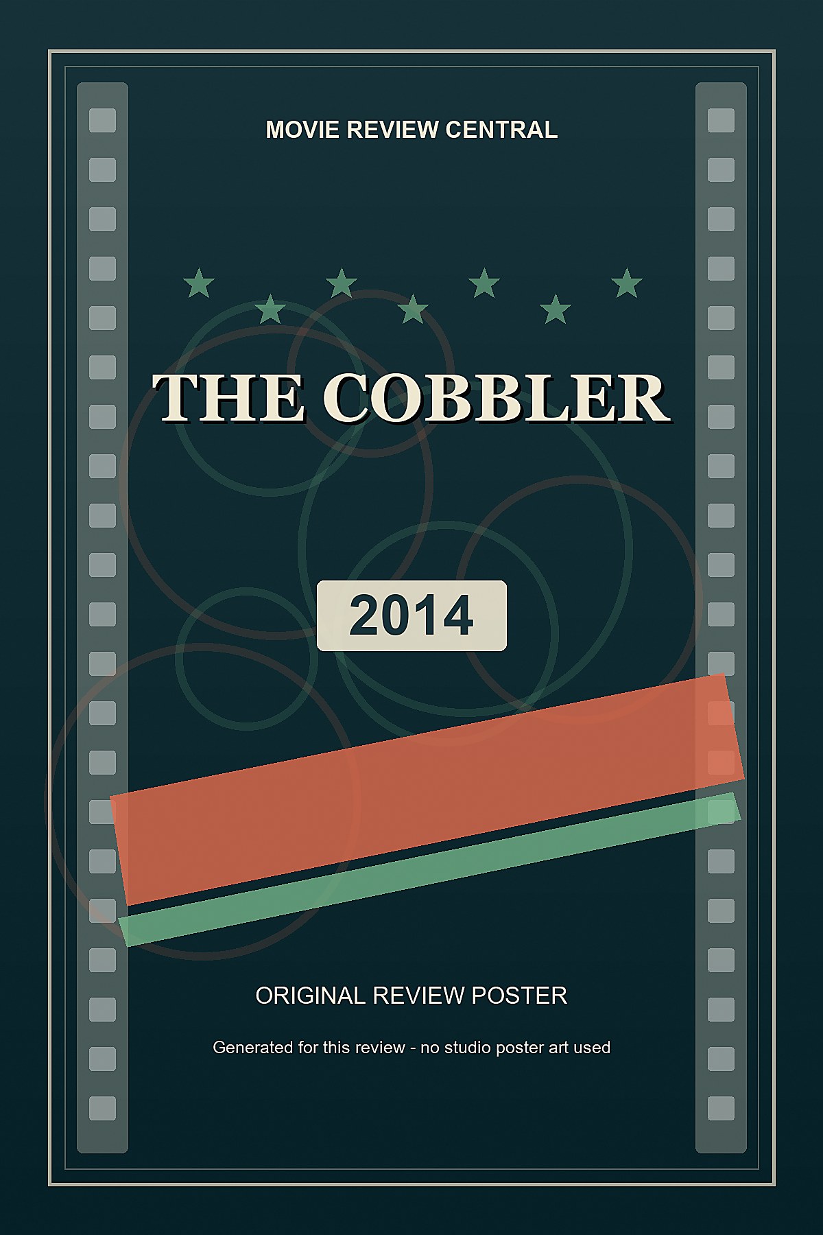 The Cobbler (2014) - original review poster