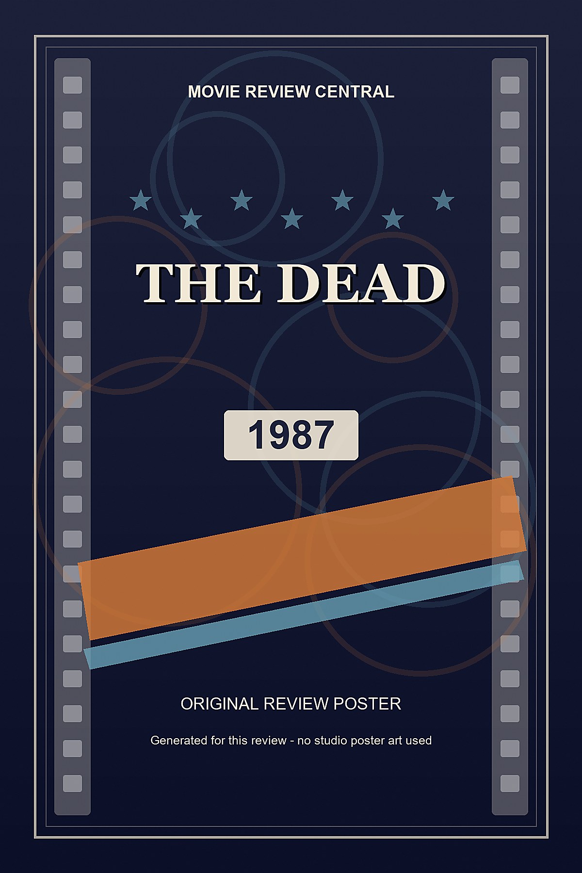 The Dead (1987) - original review poster