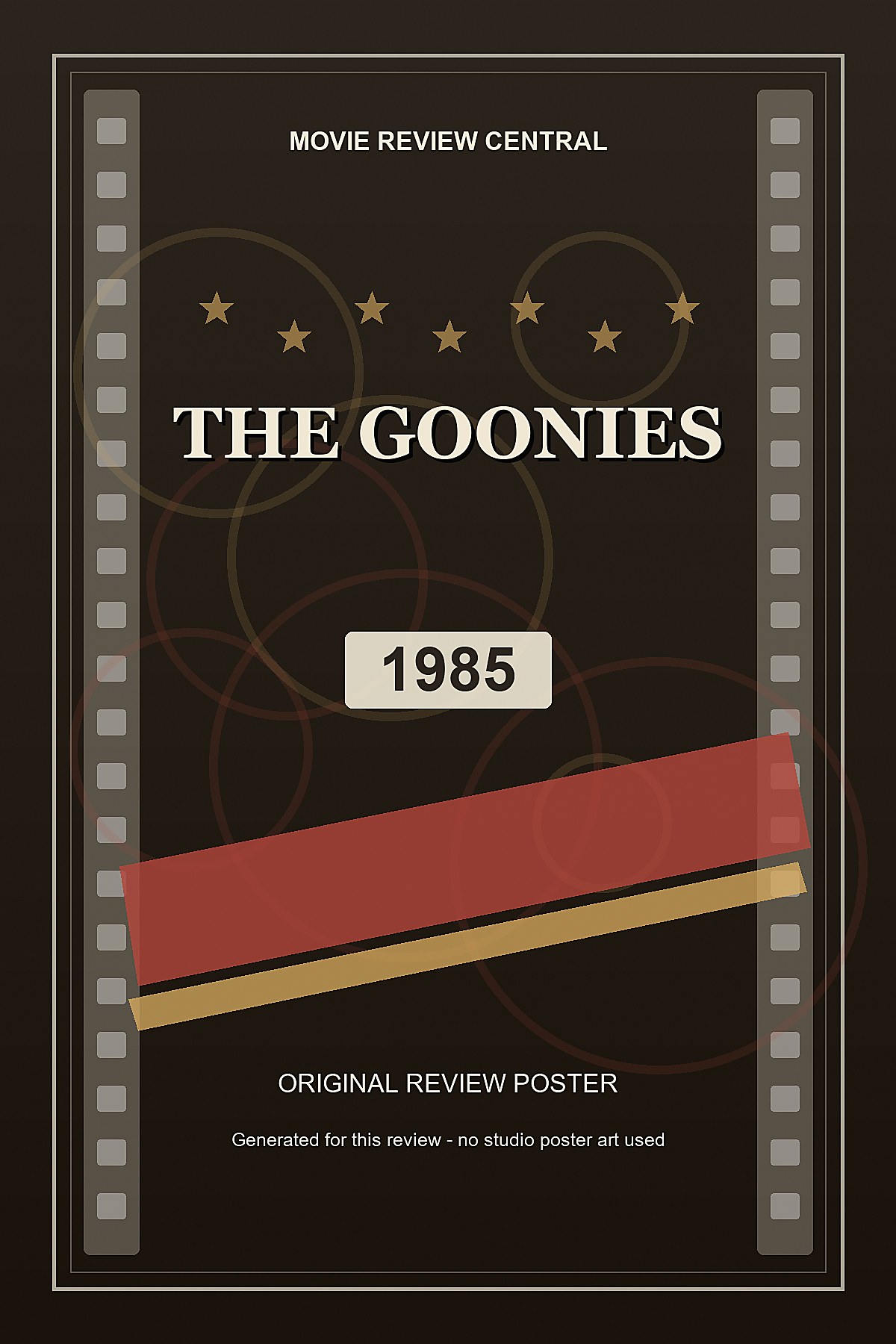 The Goonies (1985) - original review poster