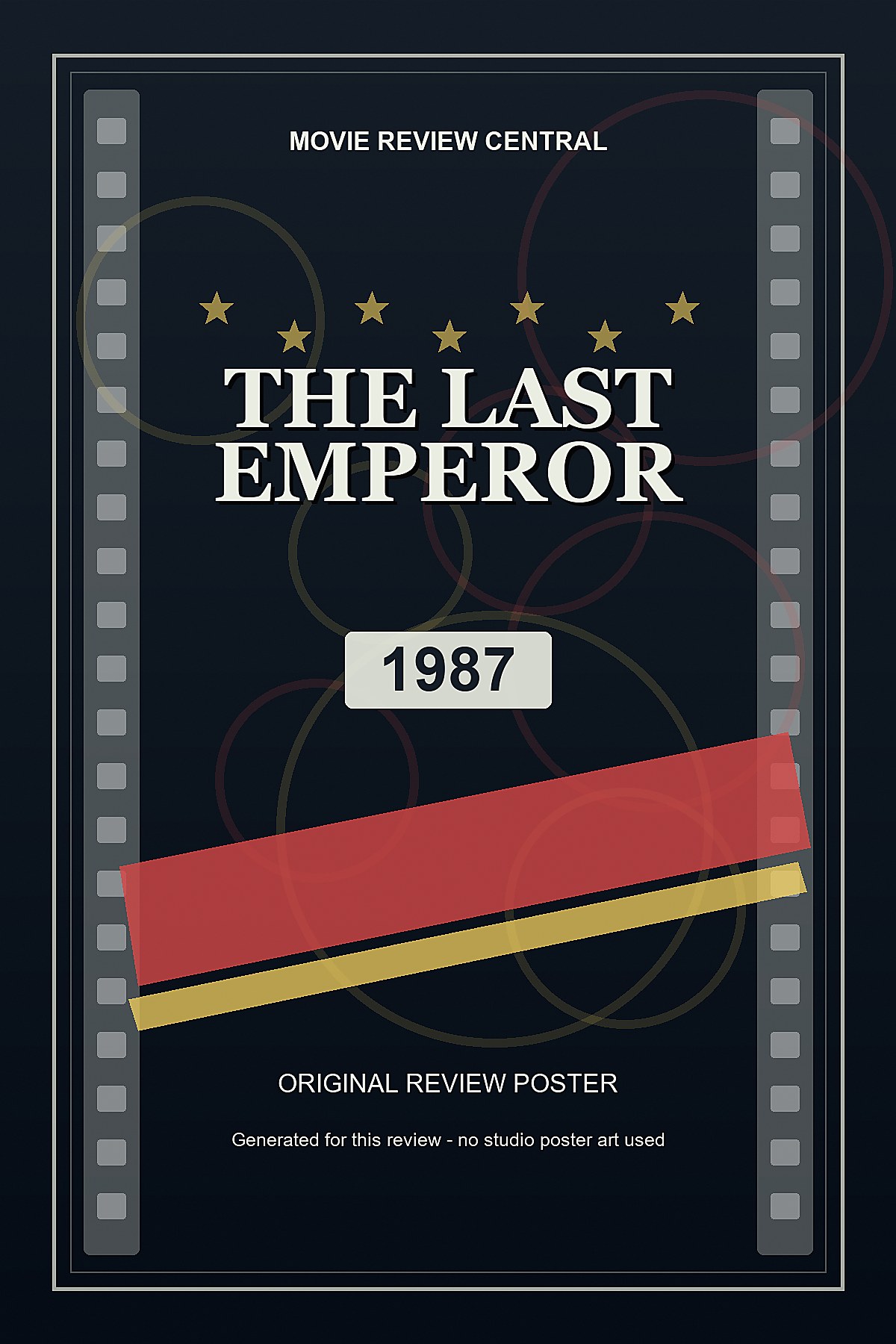 The Last Emperor (1987) - original review poster