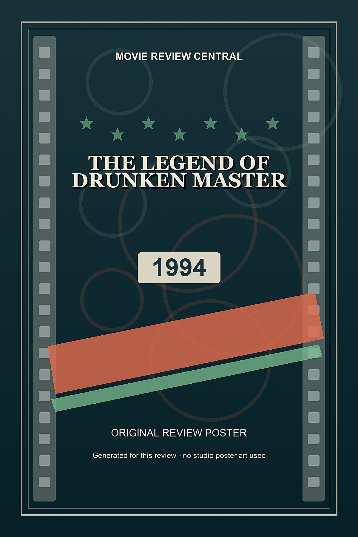 The Legend of Drunken Master (1994) - original review poster