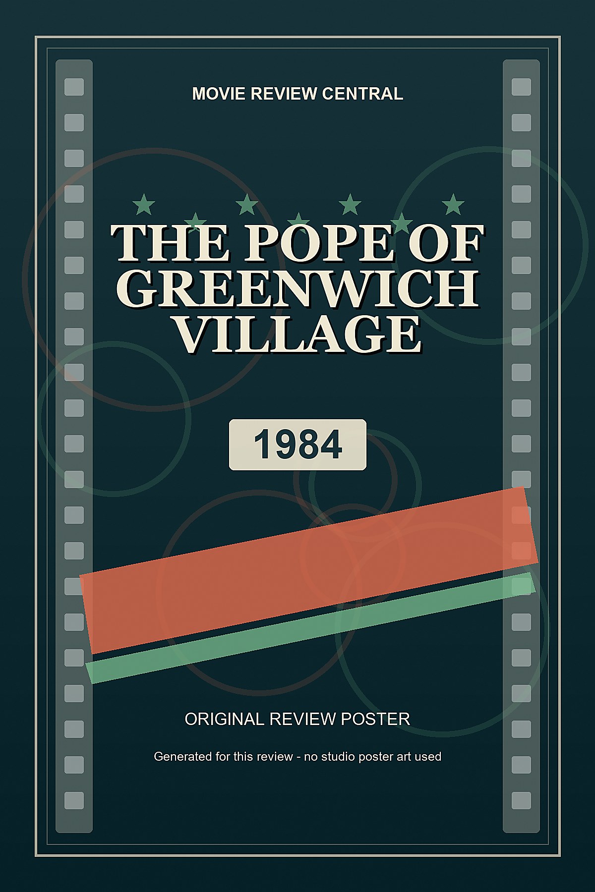 The Pope of Greenwich Village (1984) - original review poster