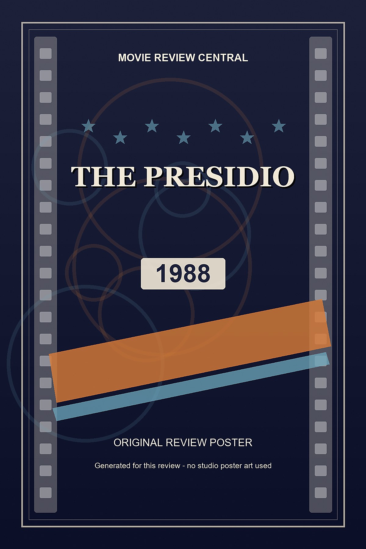 The Presidio (1988) - original review poster