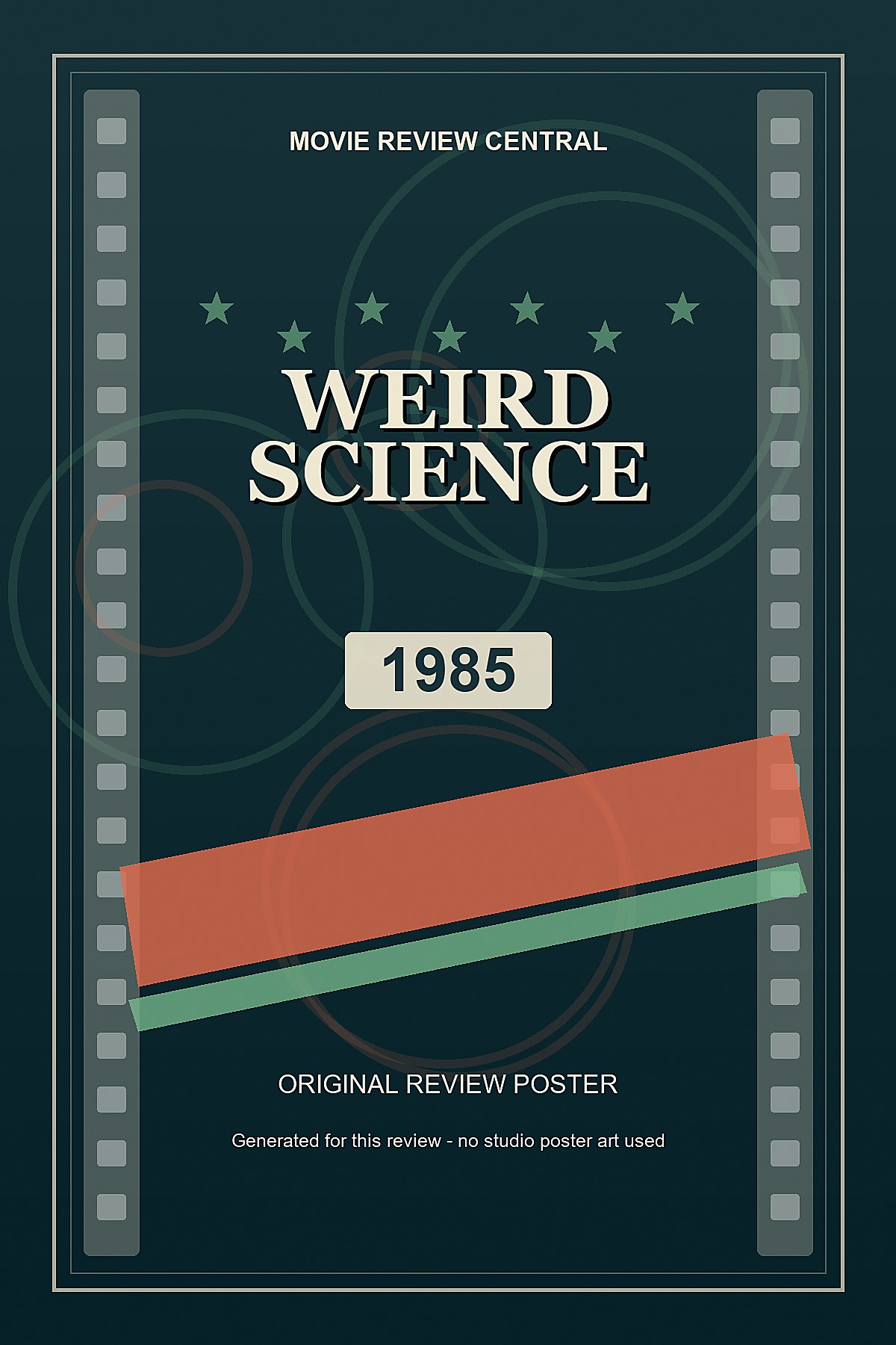 Weird Science (1985) - original review poster Weird Science (1985) - original review poster