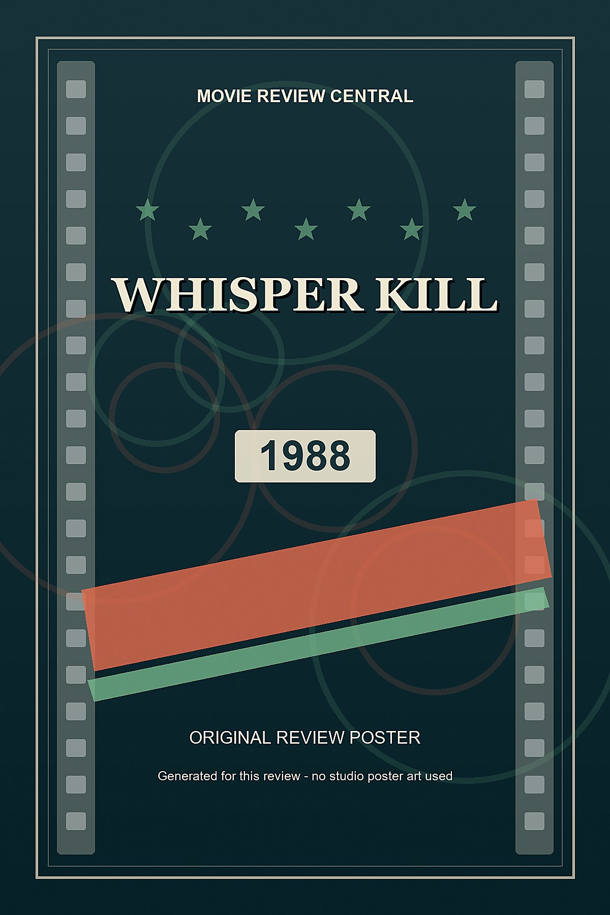 Whisper Kill (1988) - original review poster