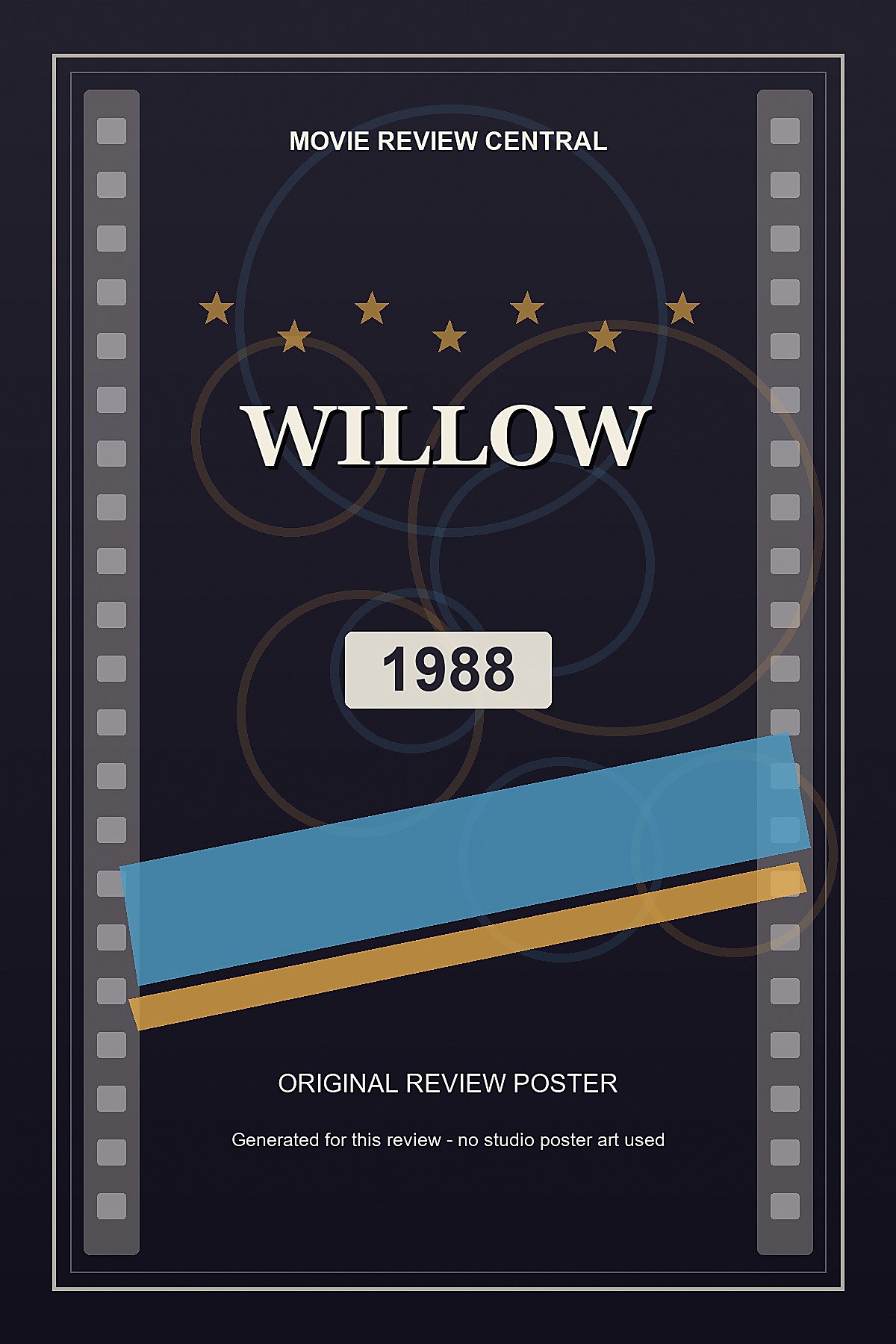 Willow (1988) - original review poster