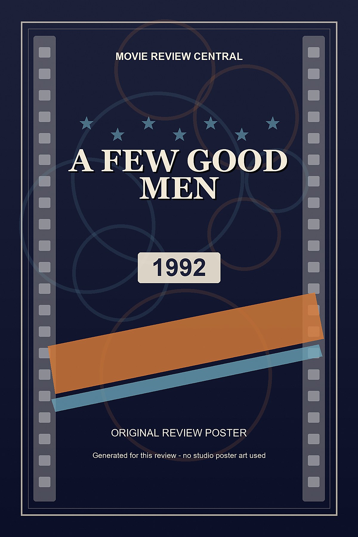 A Few Good Men (1992) - original review poster A Few Good Men (1992) - original review poster