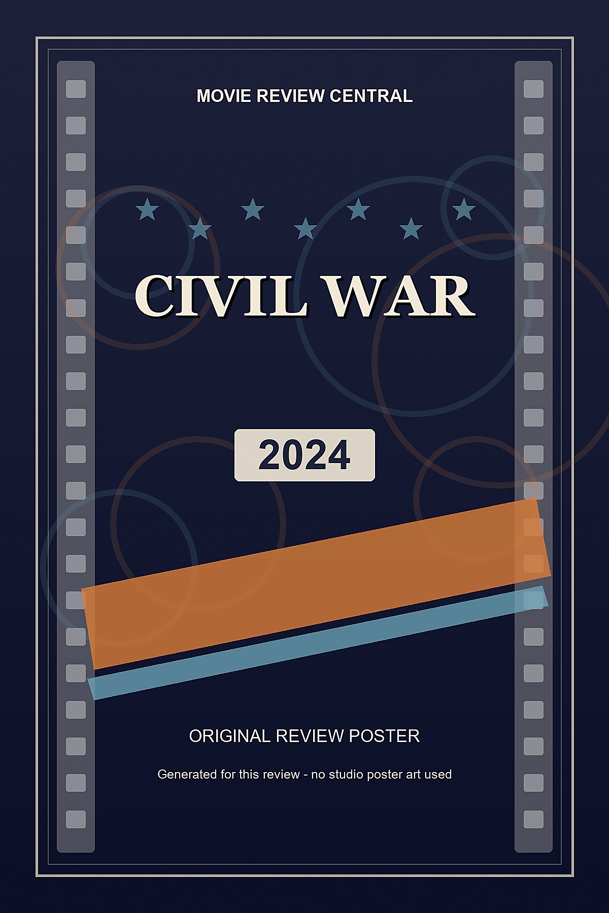 Civil War (2024) - original review poster Civil War (2024) - original review poster