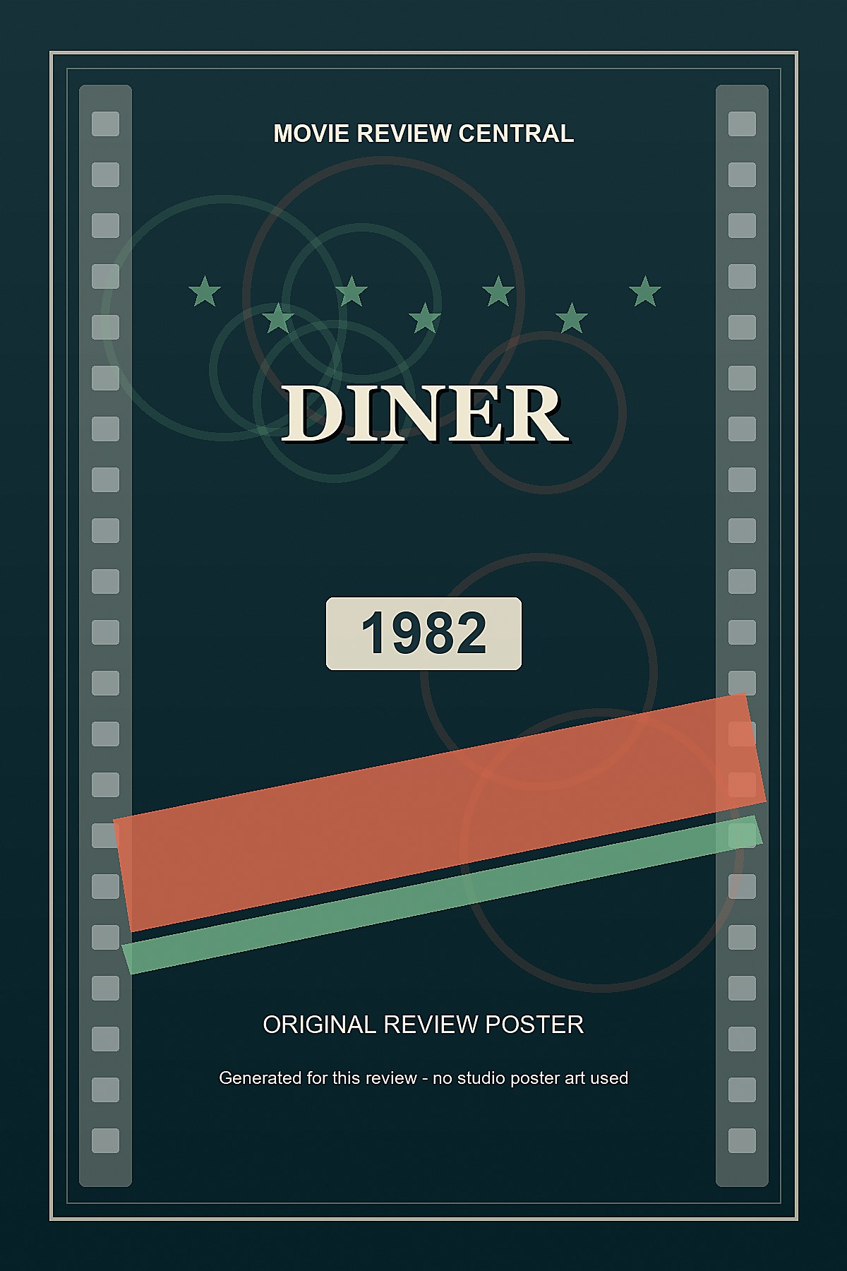 Diner (1982) - original review poster