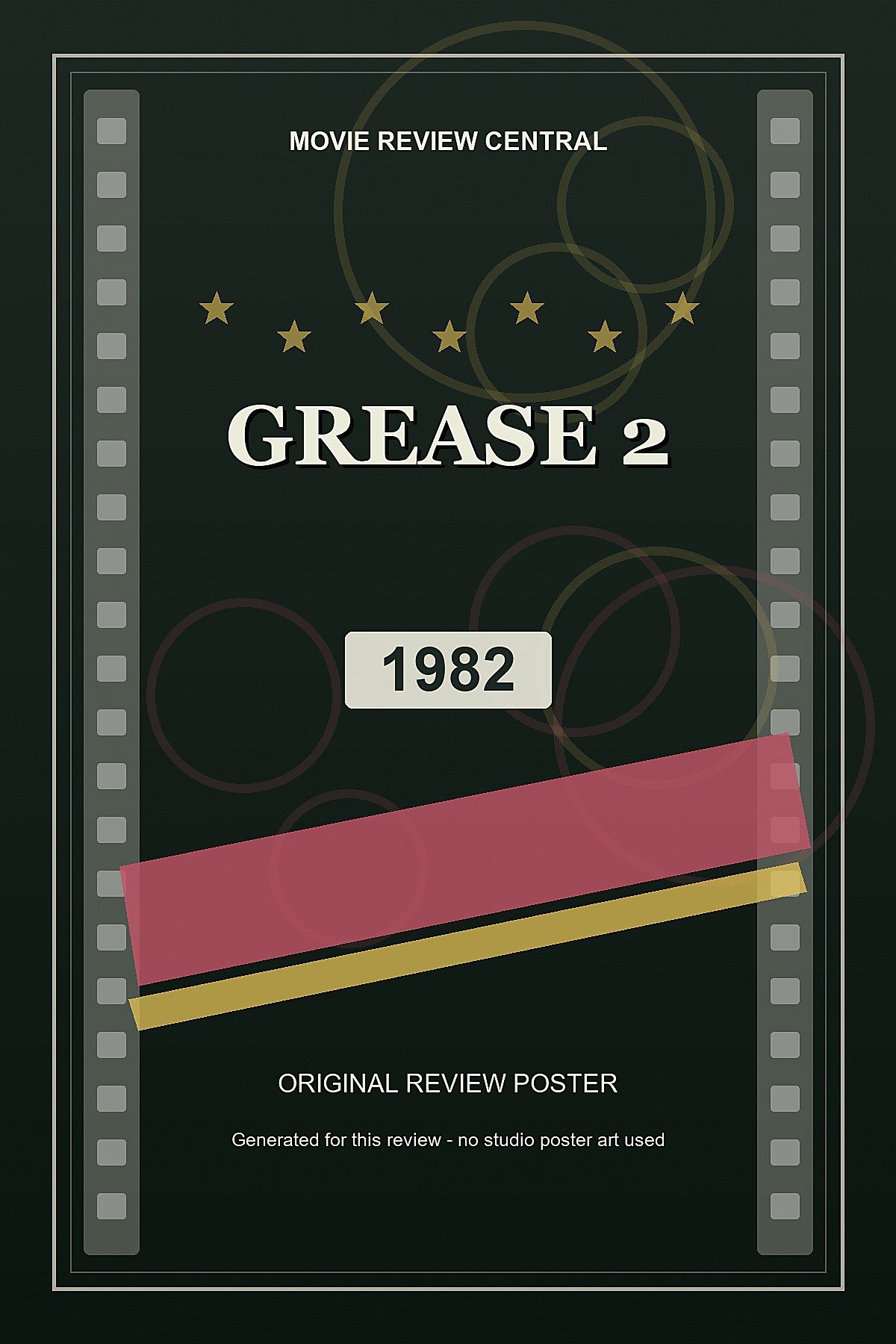 Grease 2 (1982) - original review poster Grease 2 (1982) - original review poster