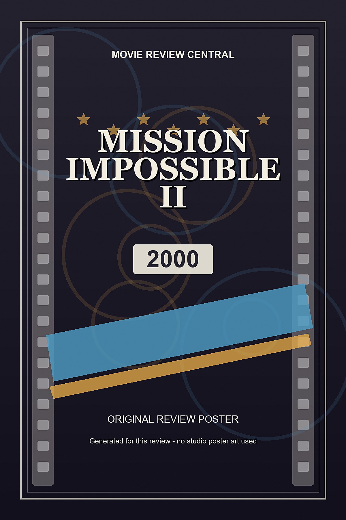 Mission: Impossible II (2000) - original review poster Mission: Impossible II (2000) - original review poster