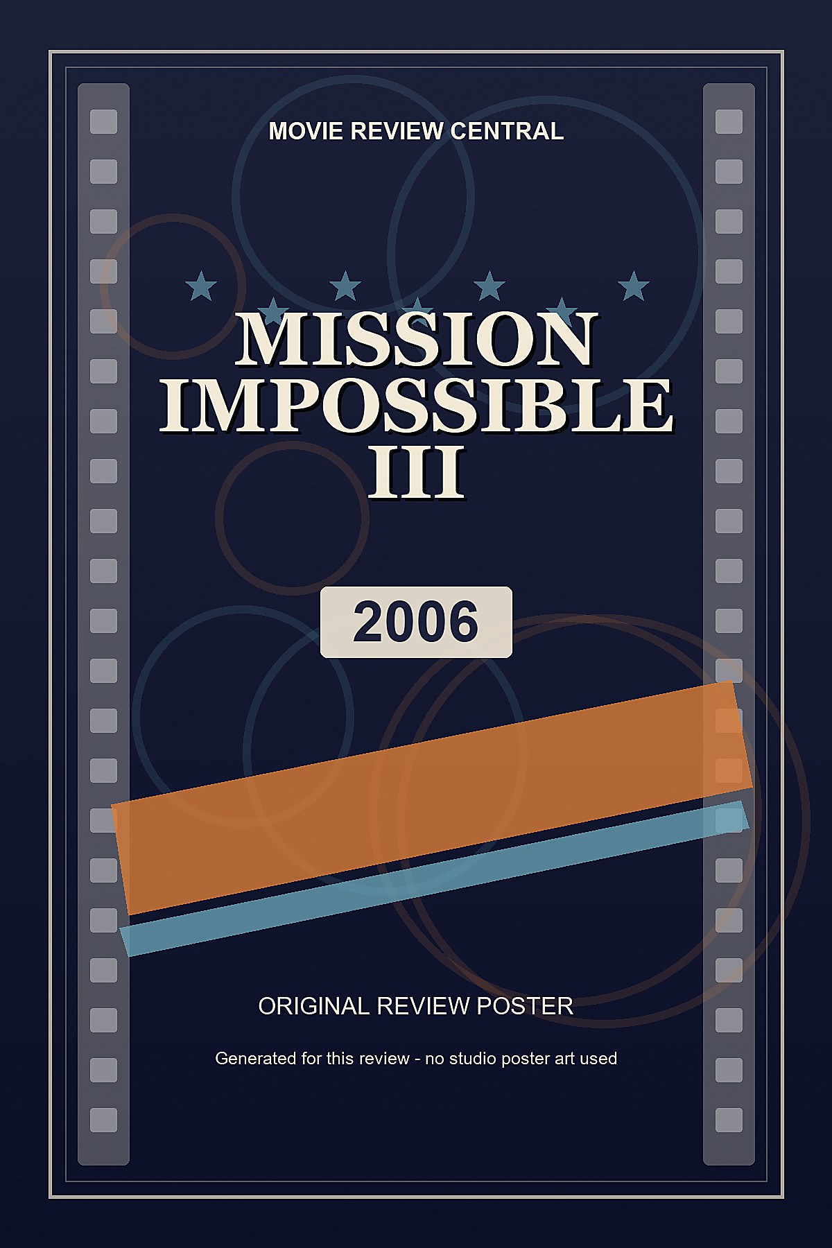 Mission: Impossible III (2006) - original review poster Mission: Impossible III (2006) - original review poster