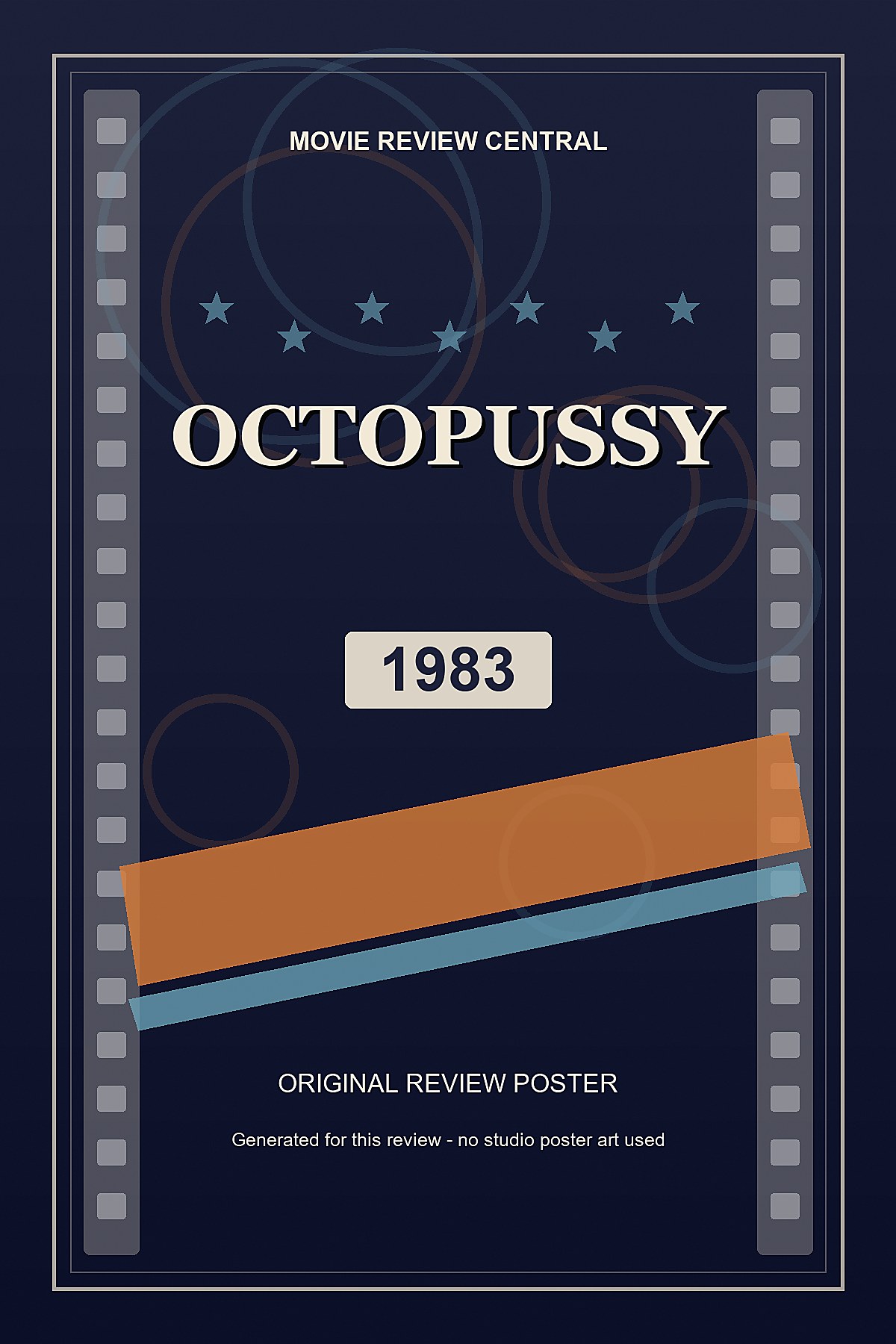 Octopussy (1983) - original review poster